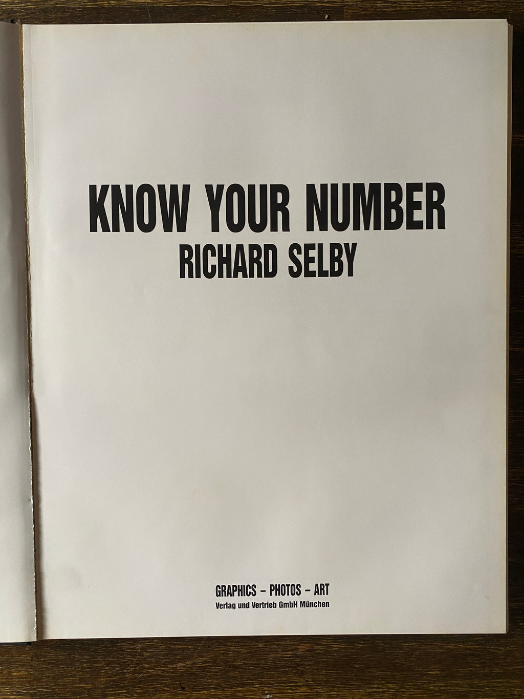 Know Your Number - Selby, Richard