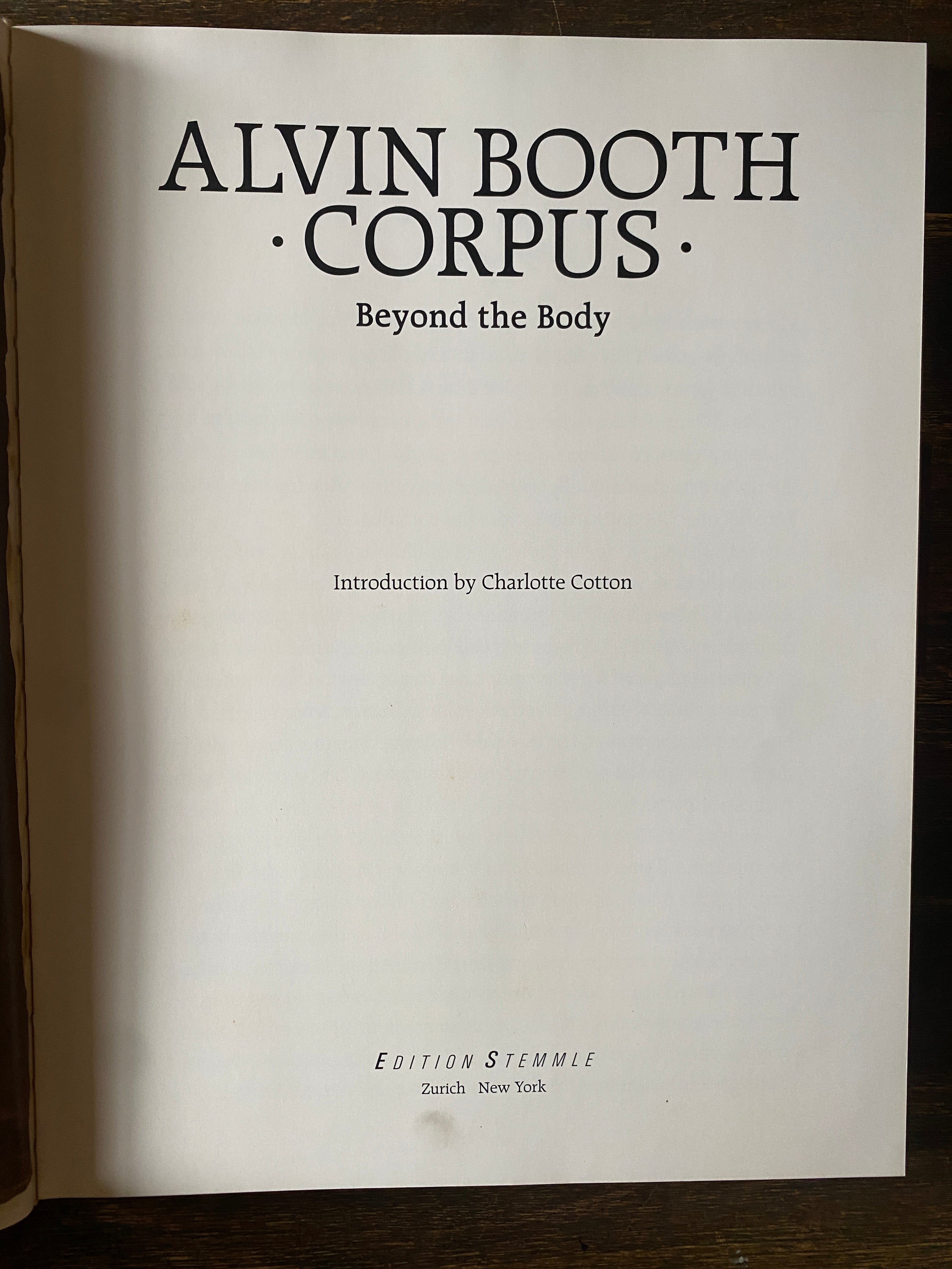 Corpus; Beyond The Body - Booth, Alvin