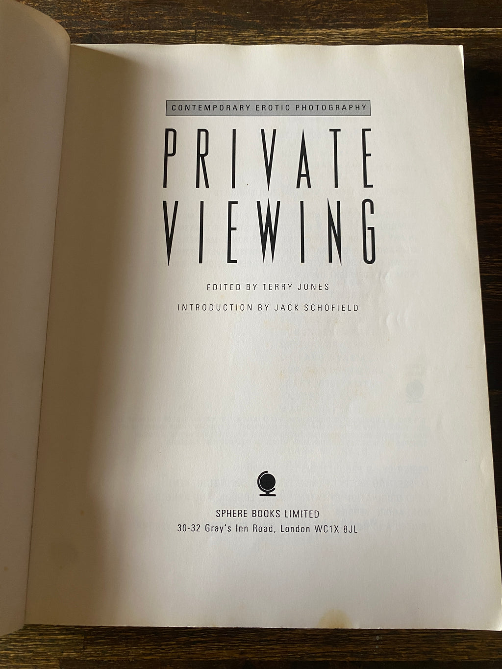 Private Viewing - Jones, Terry