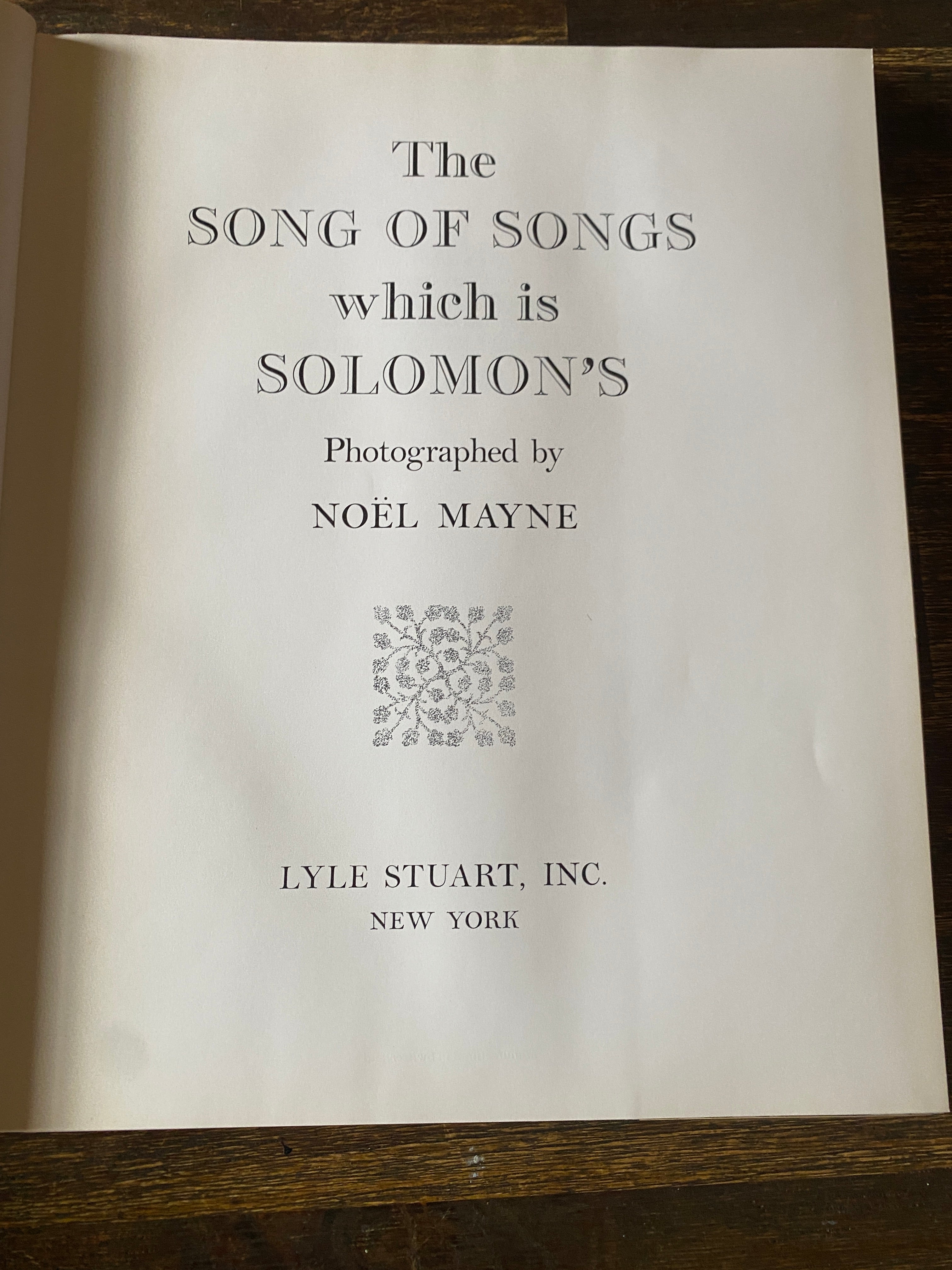 The Song Of Songs - Mayne, Noel