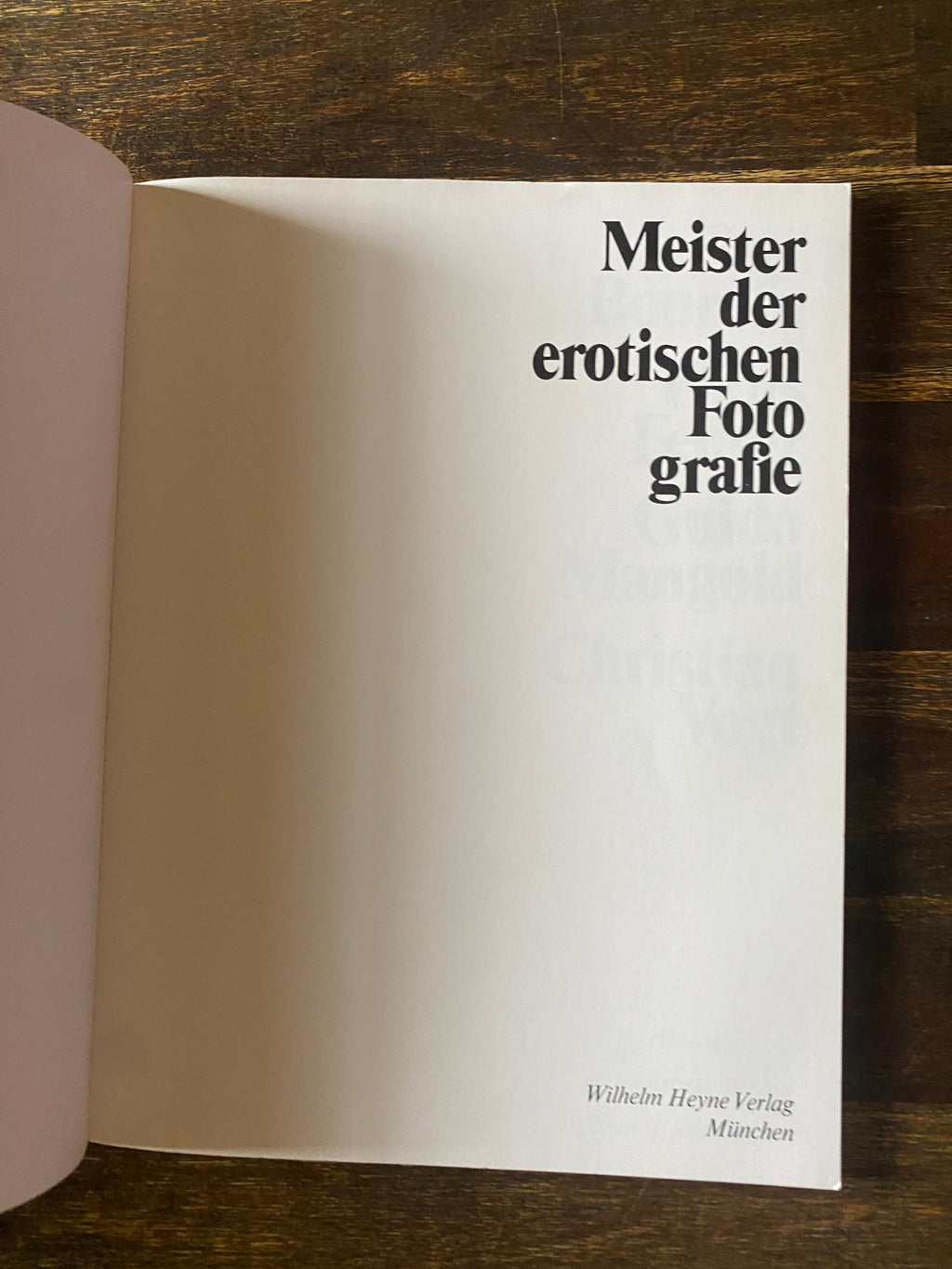 Meister der erotischen Foto grafie