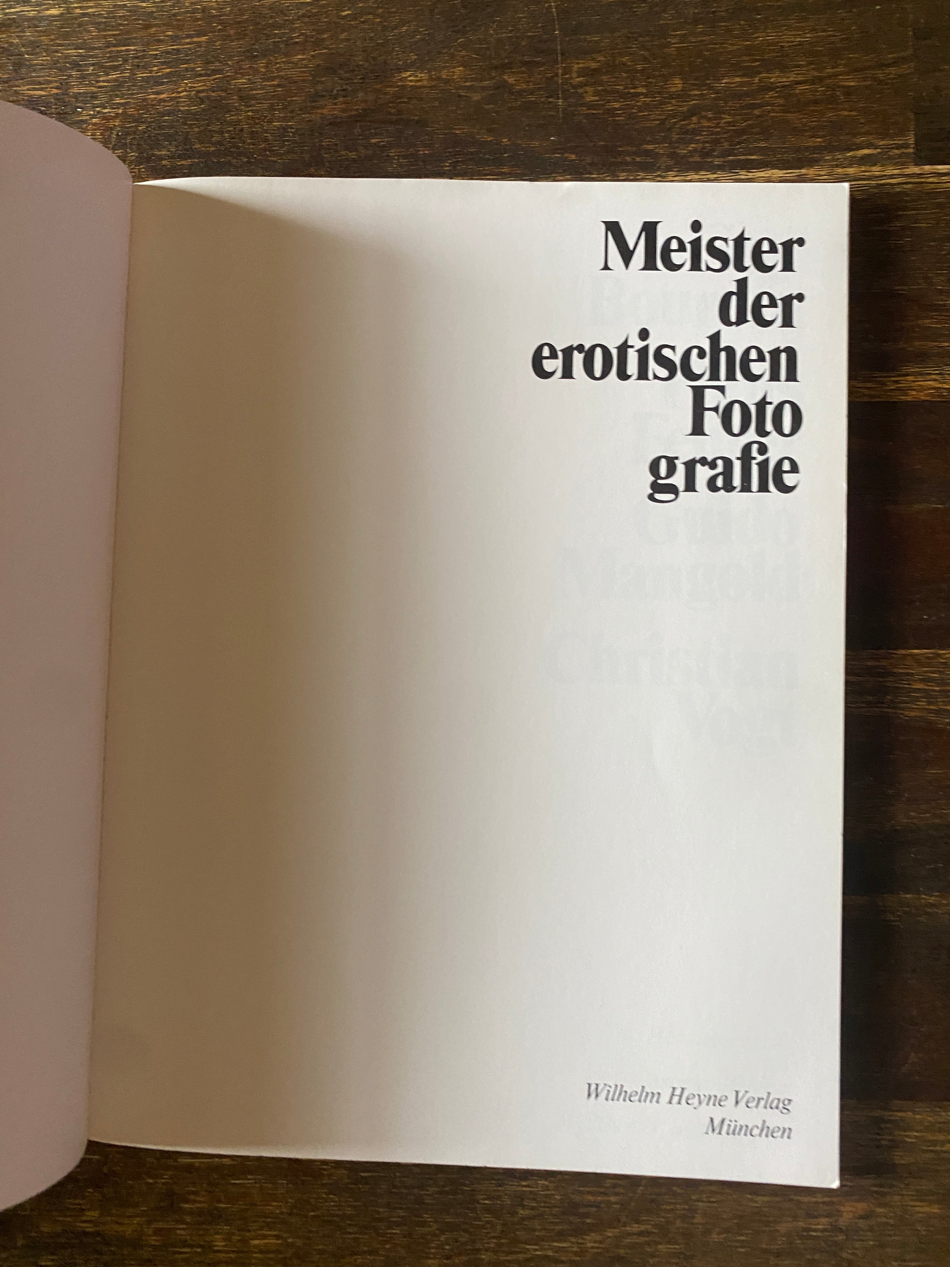Meister der erotischen Foto grafie