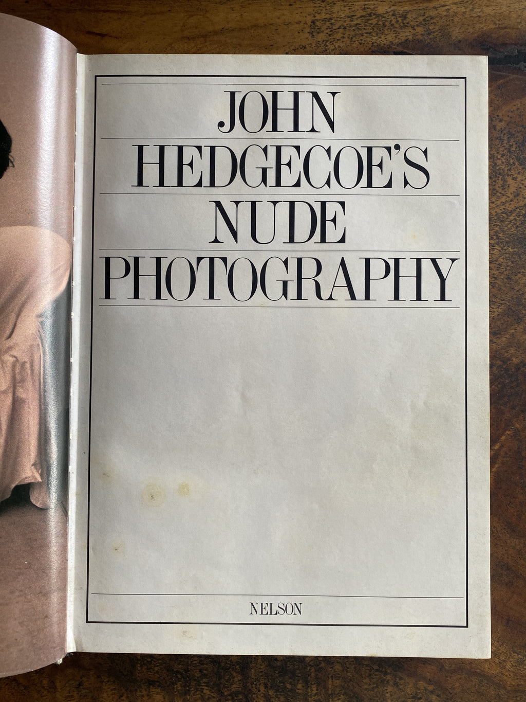 Nude Photography — Hedgecoe's, John