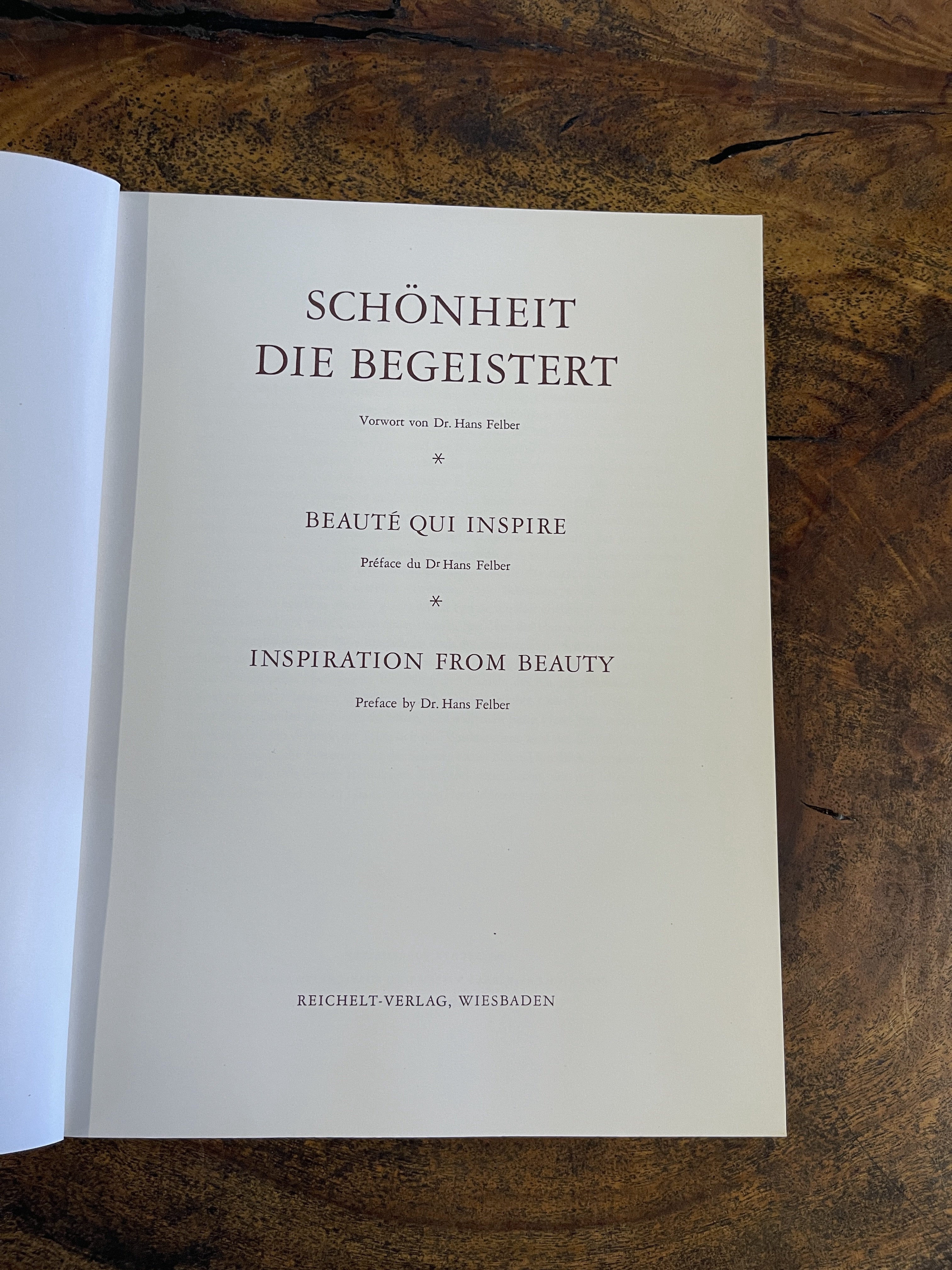 Schonheit die begeistert - Felber, Dr Hans