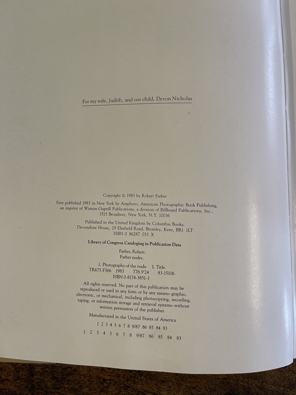 Farber Nudes — Farber, Robert