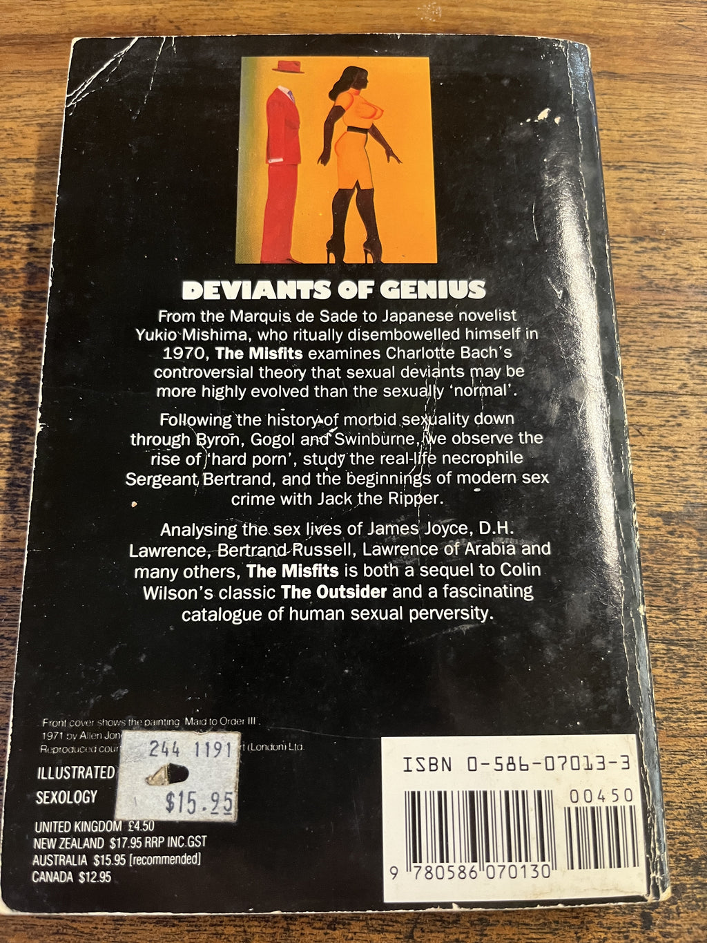 The Misfits: A Study Of Sexual Outsiders — Wilson, Colin