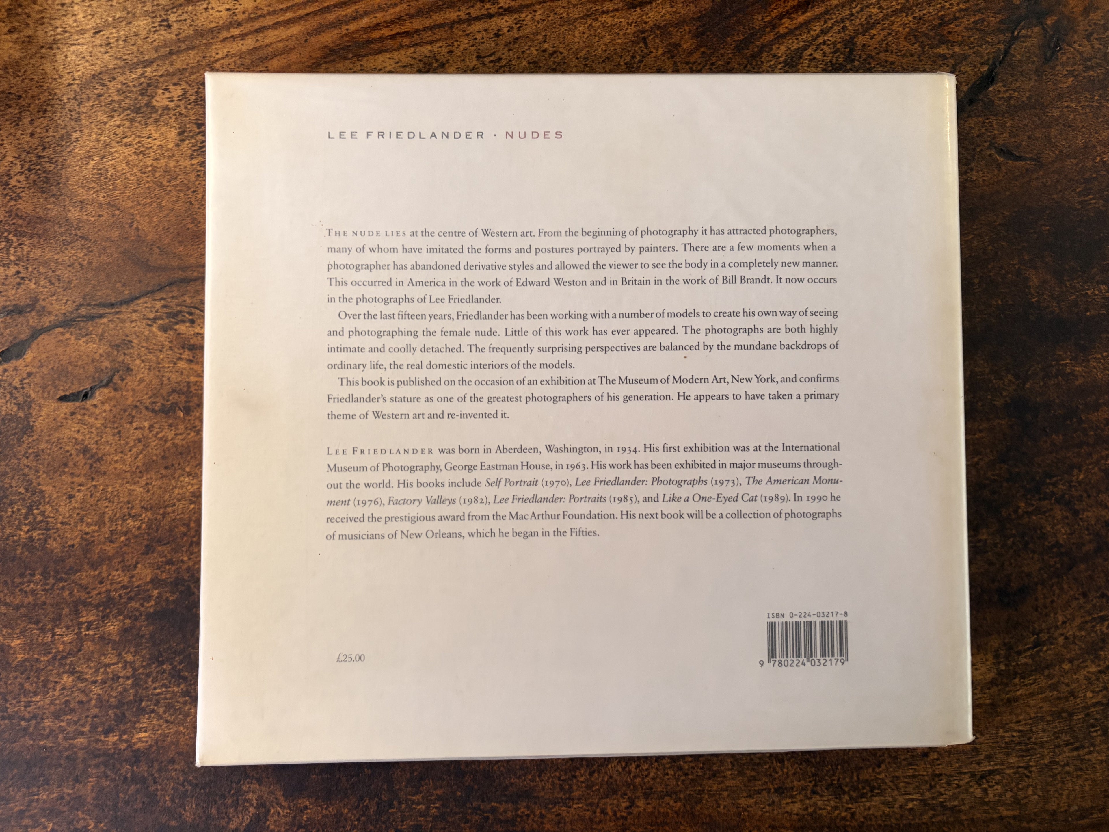 Nudes — Friedlander, Lee