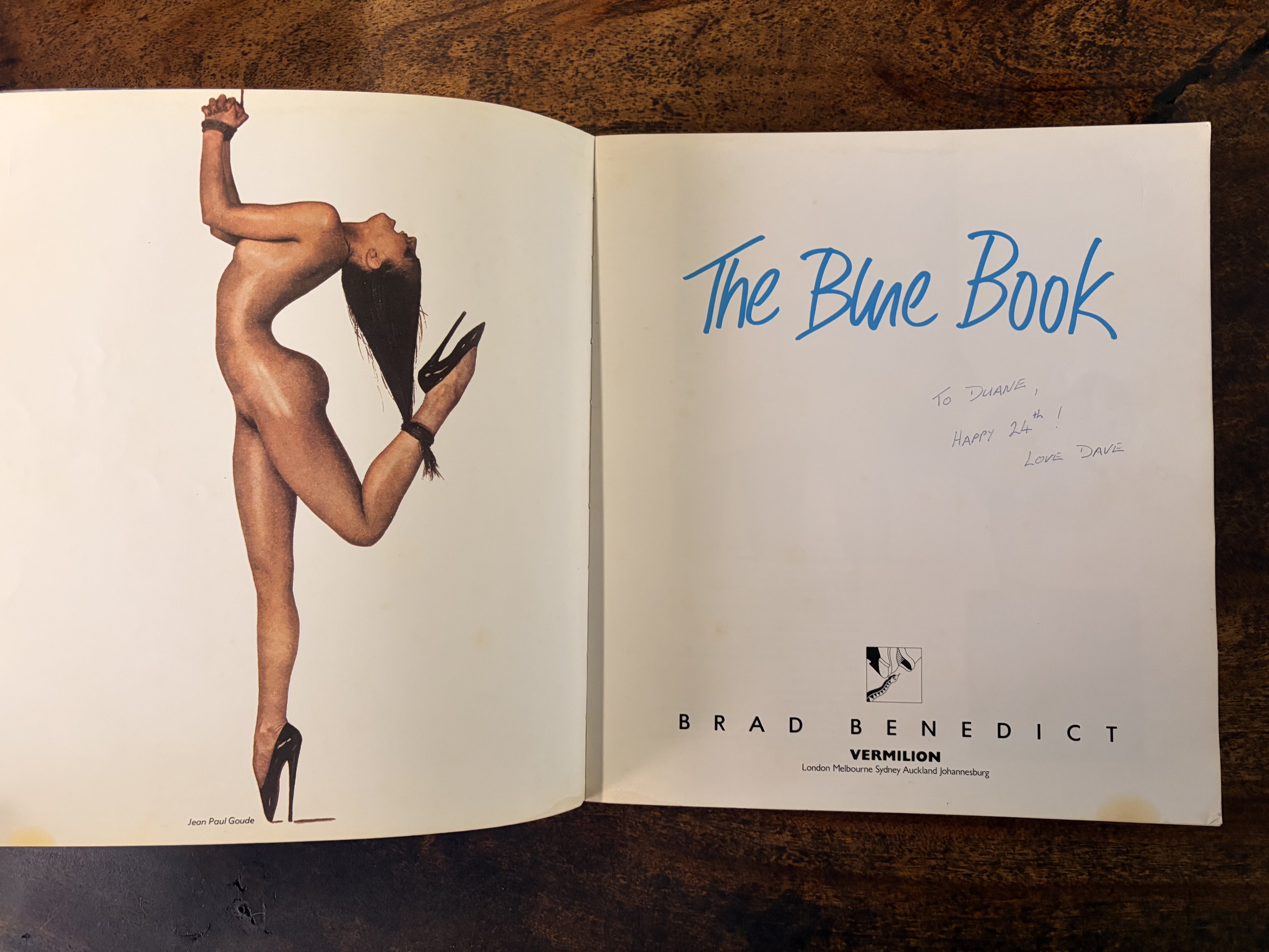The Blue Book — Benedict, Brad