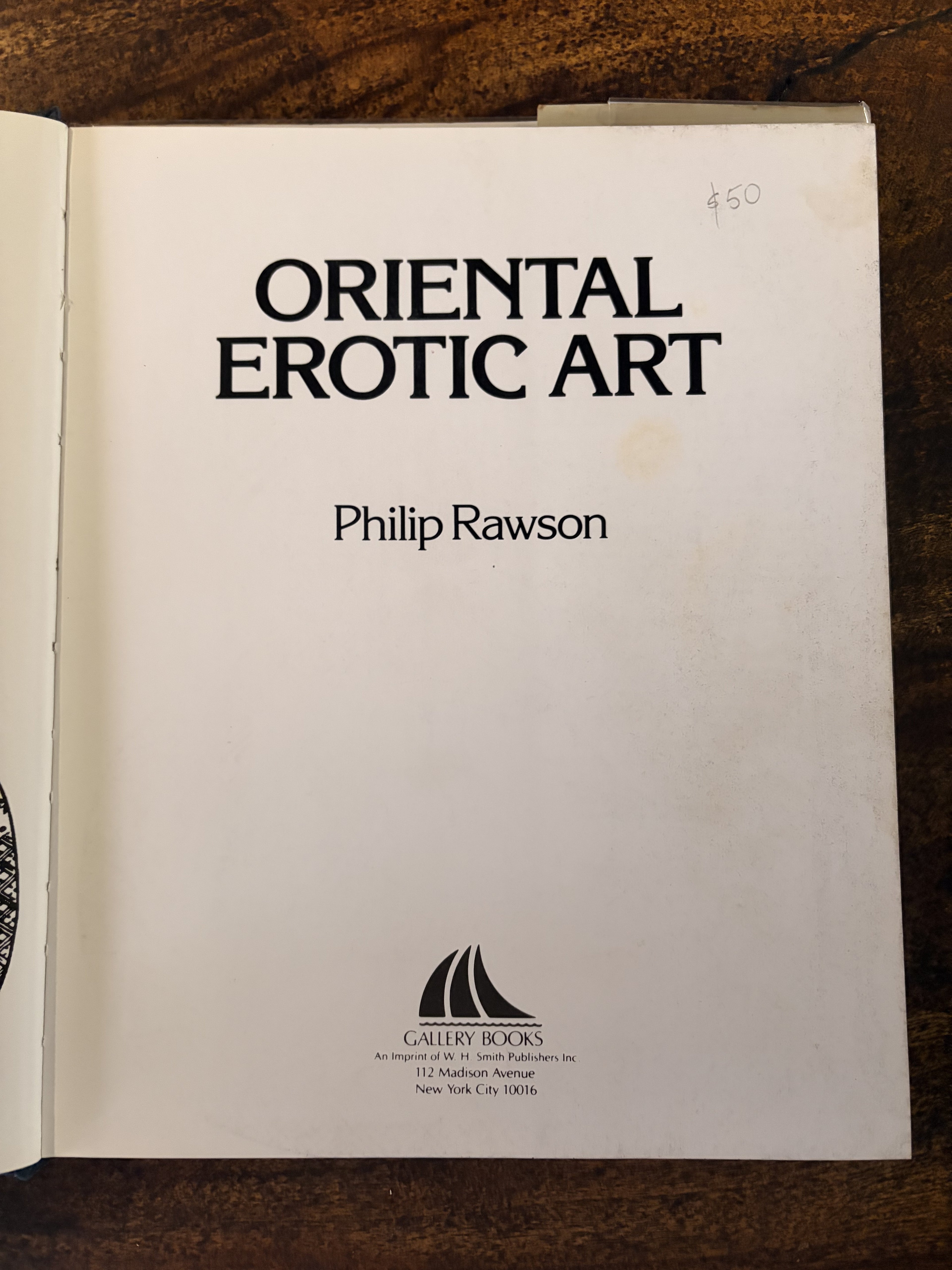 Oriental Erotic Art — Rawson, Philip