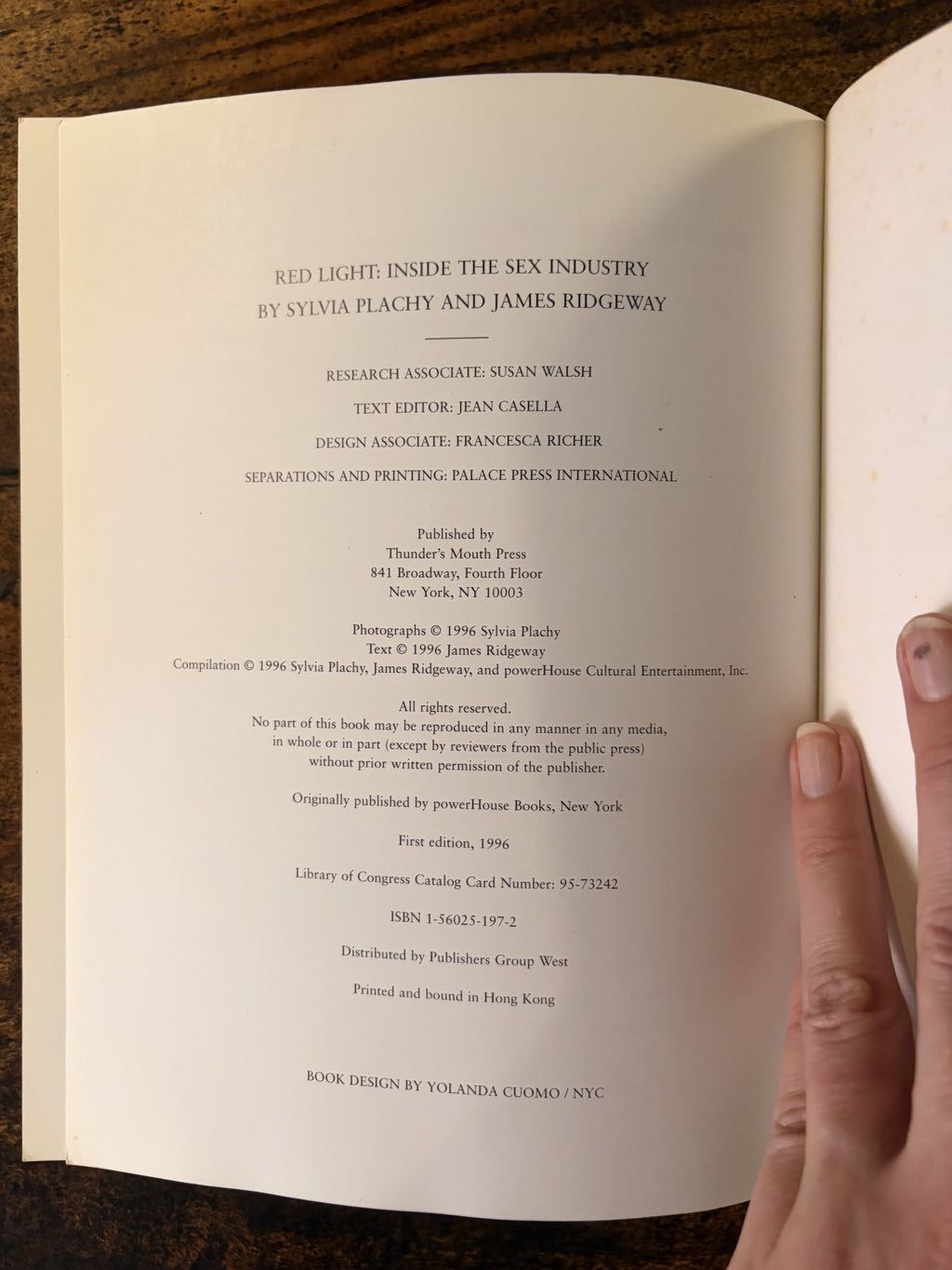 Red Light; Inside The Sex Industry — Plachy, Sylvia & Ridgeway, James