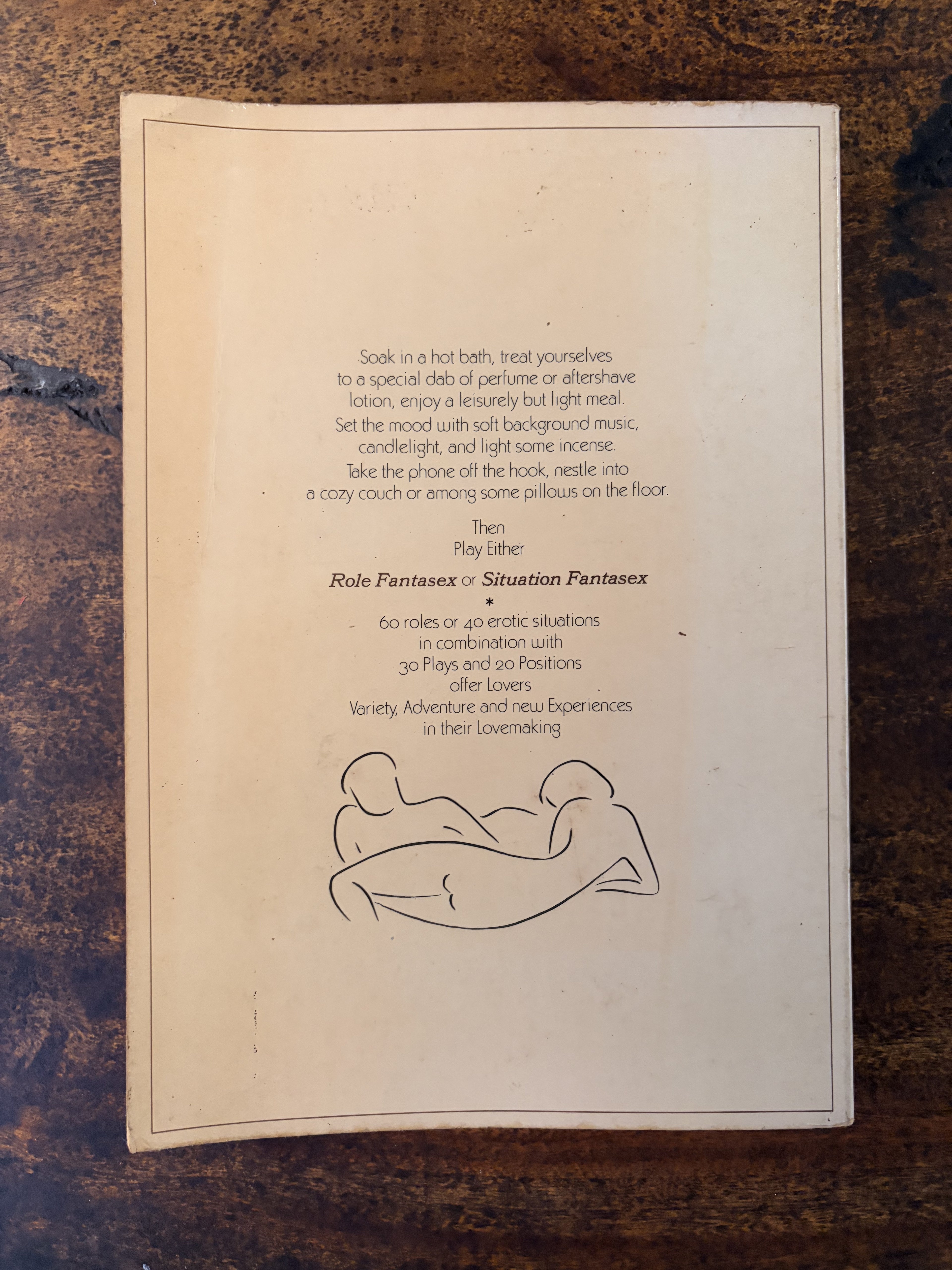 Fantasex; A Book Of Erotic Games For The Adult Couple — Milonas, Rolf