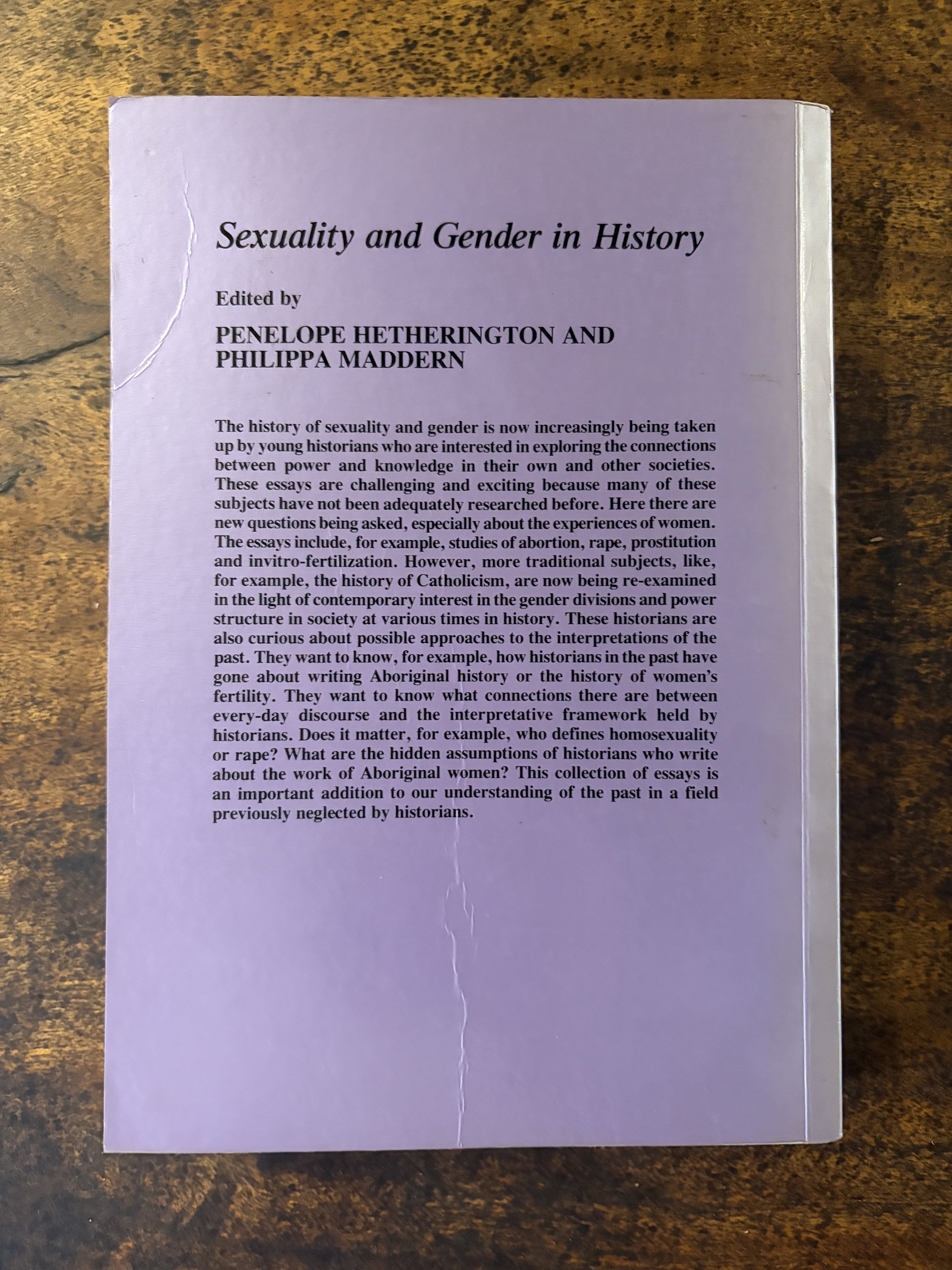 Sexuality and Gender in History — Hetherington, Penelope & Maddern, Philippa (Ed.)
