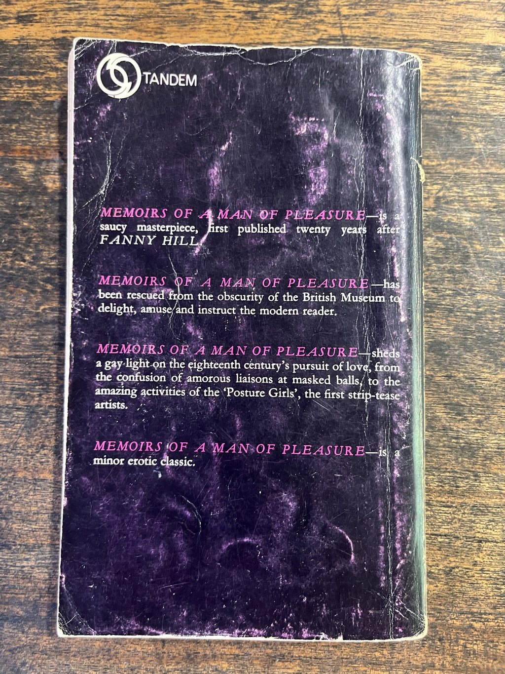 Memoirs of a Man of Pleasure — Graham, James
