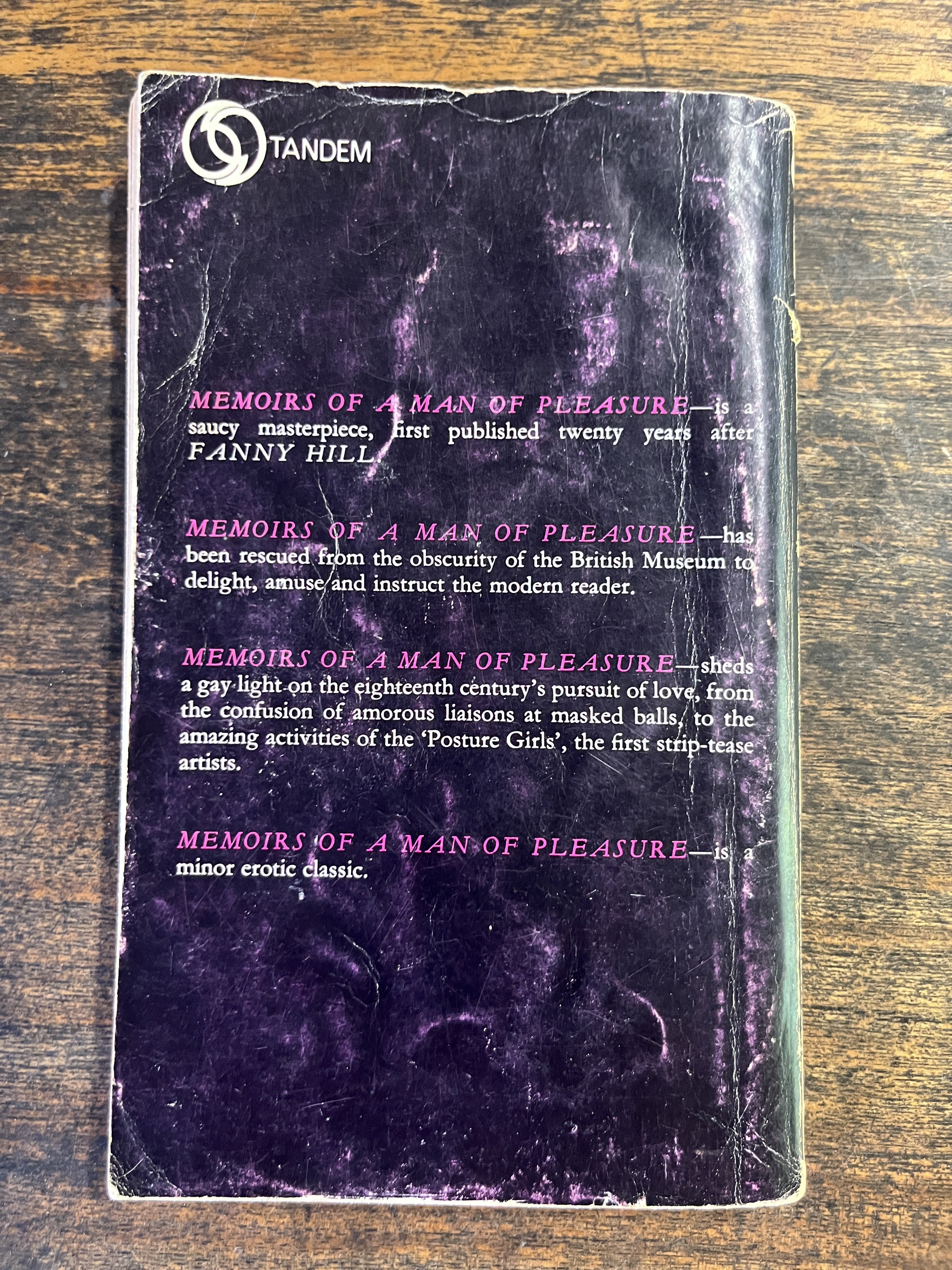 Memoirs of a Man of Pleasure — Graham, James