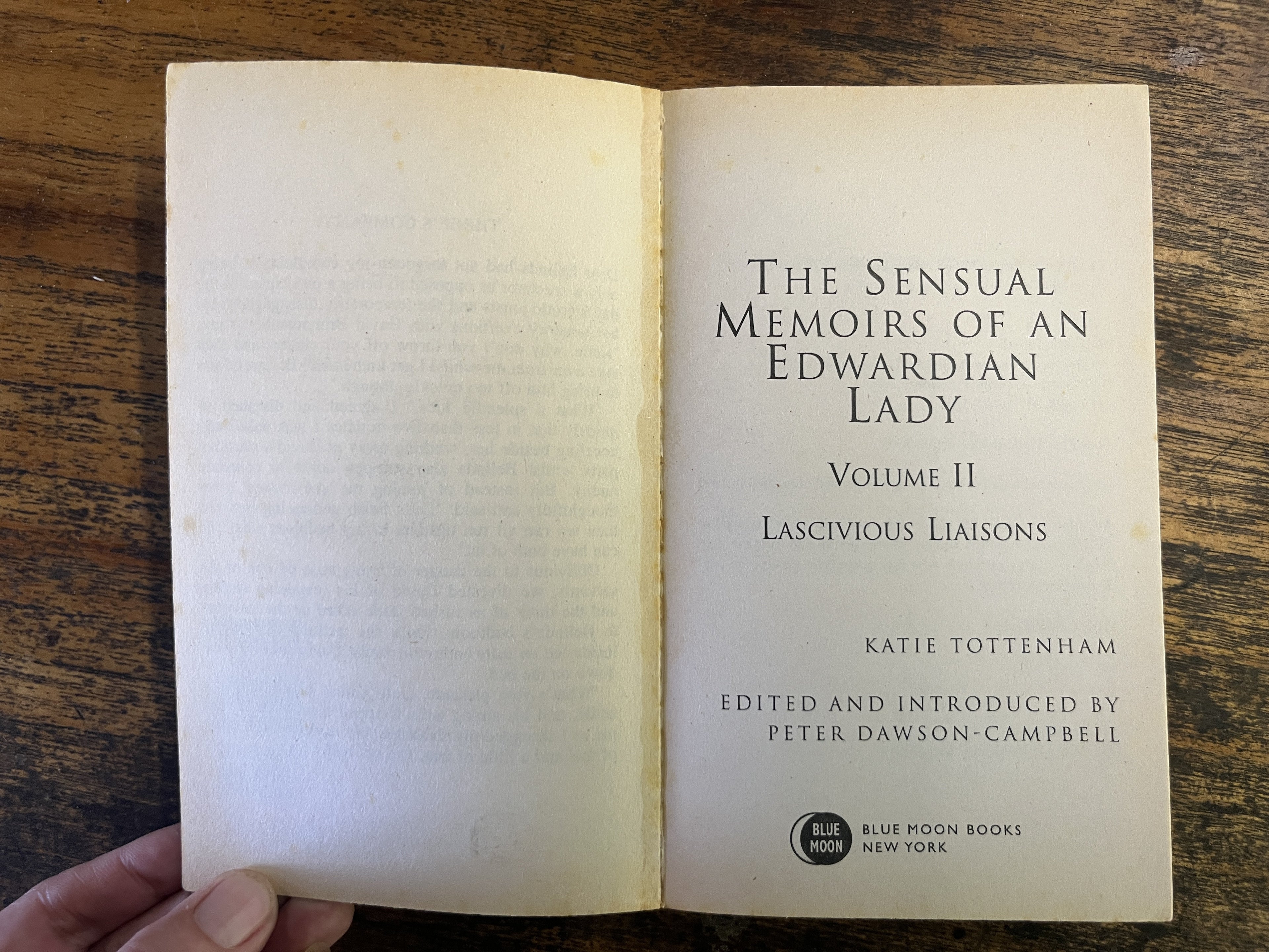 The Sensual Memoirs Of An Edwardian Lady II — Tottenham, Katie