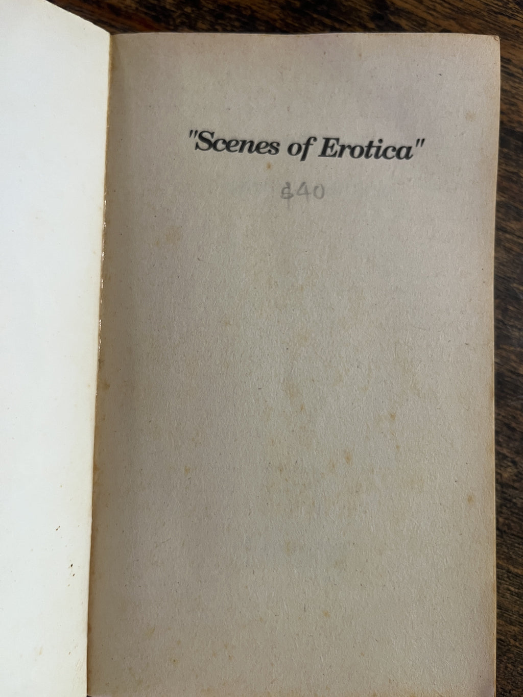 Scenes of Erotica — Aimee Castile - ed