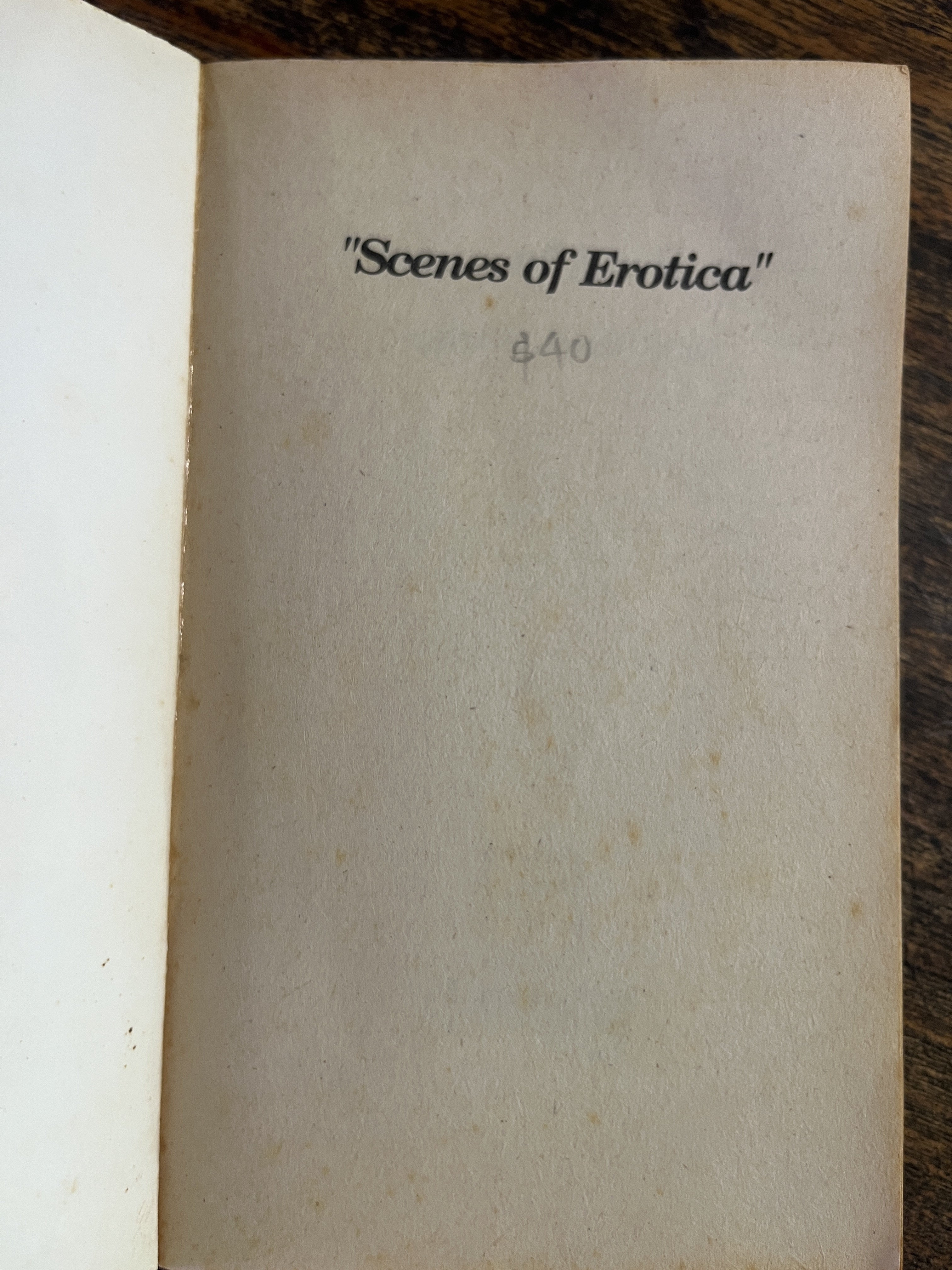 Scenes of Erotica — Aimee Castile - ed