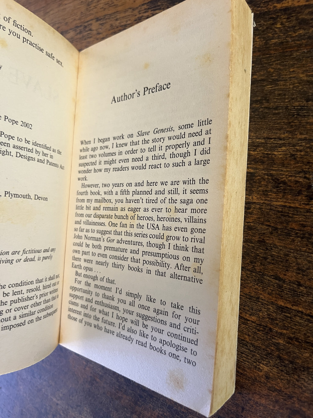 Slave Acts — Jennifer Jane Pope