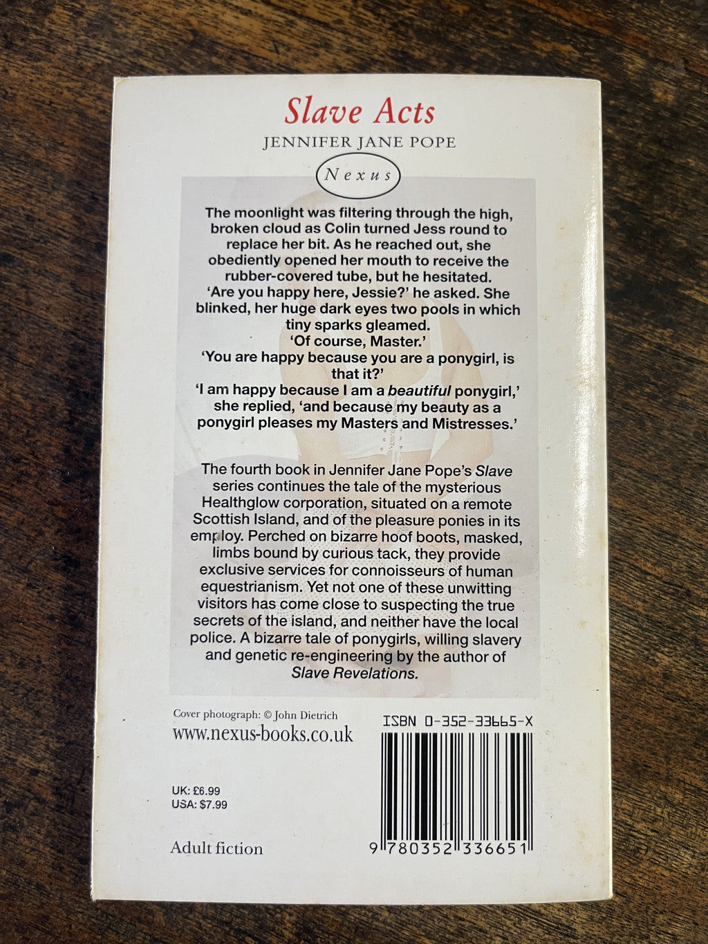 Slave Acts — Jennifer Jane Pope