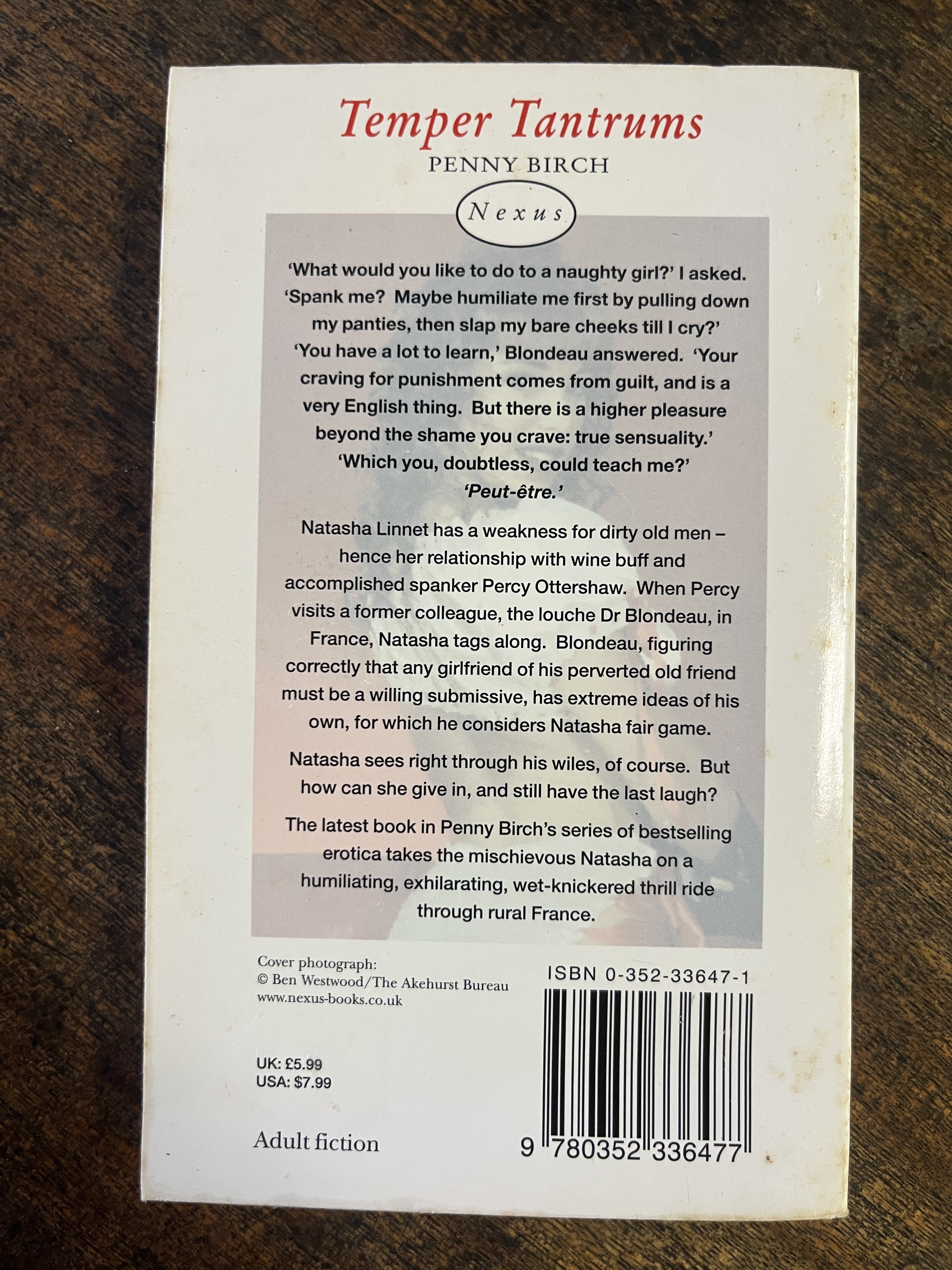 Temper Tantrums — Penny Birch
