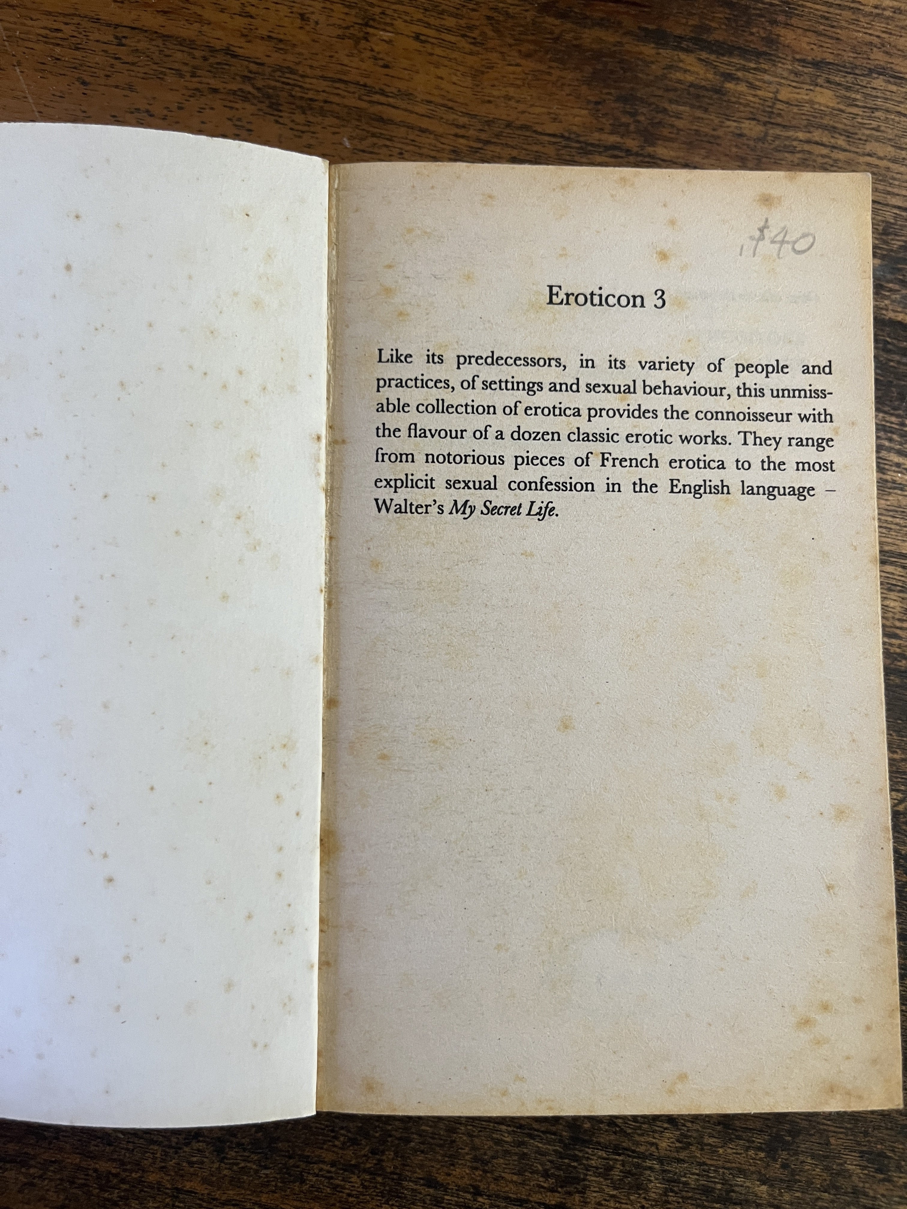 Eroticon 3 — J-P Spencer