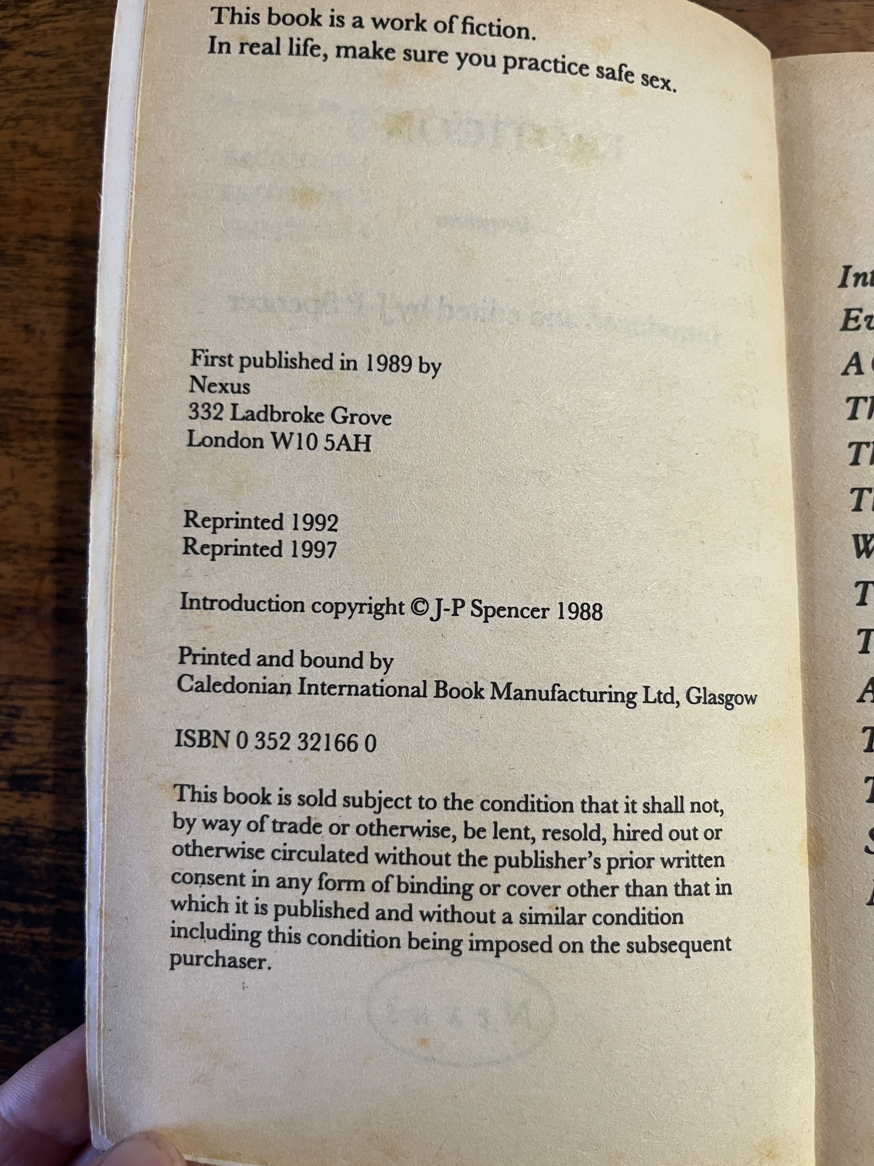 Eroticon 3 — J-P Spencer