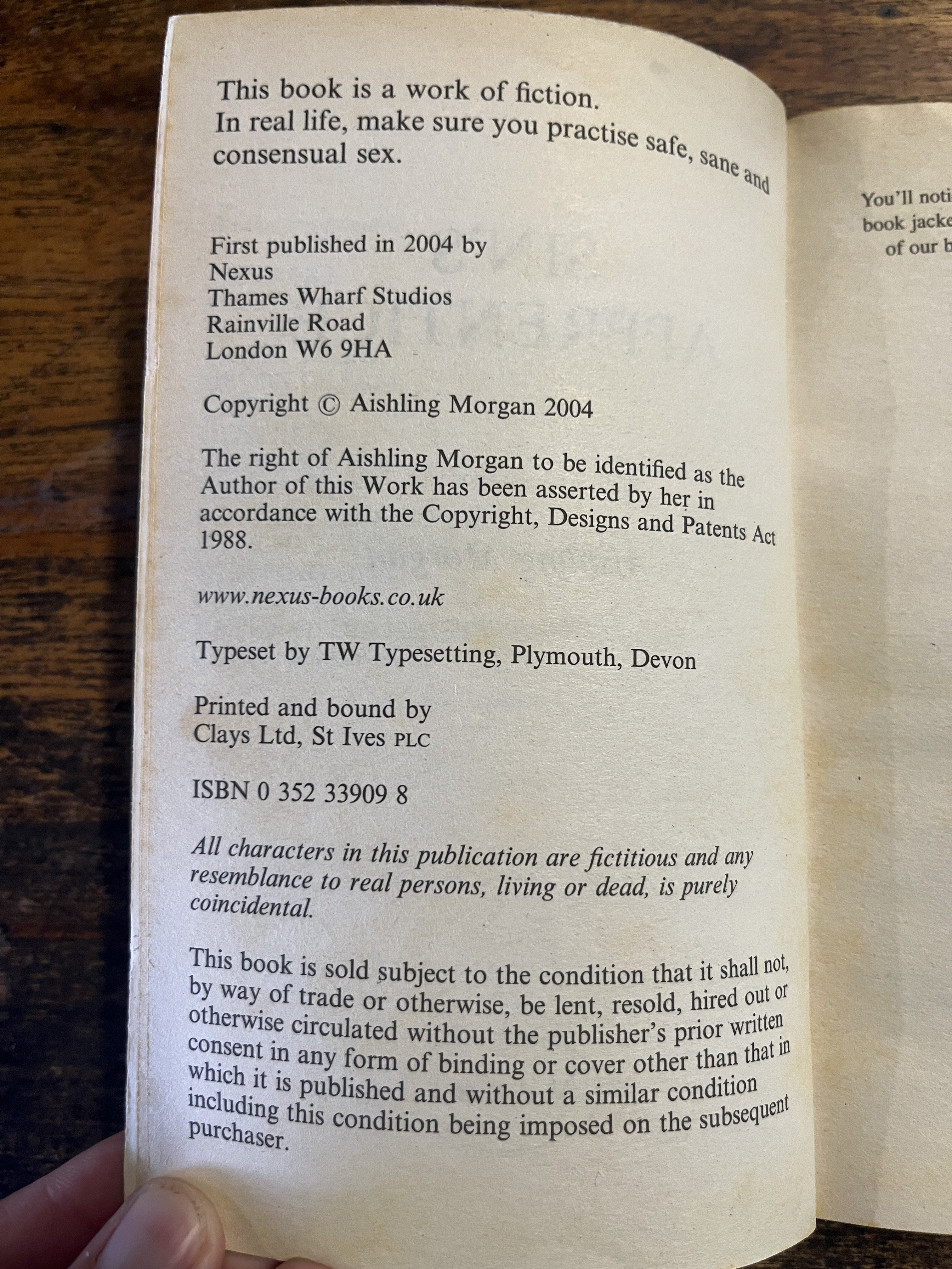Sin's Apprentice — Aishling Morgan
