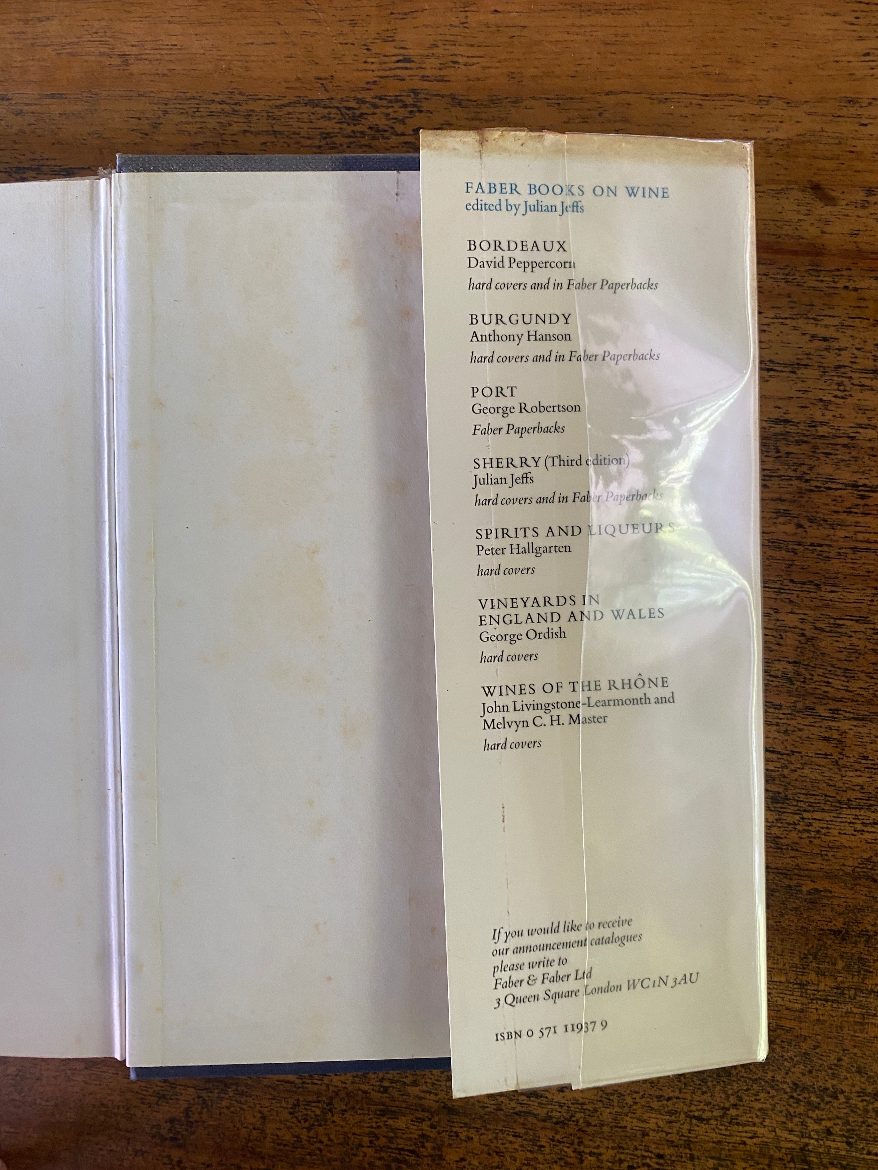 The Wines Of Spain - Read, Jan