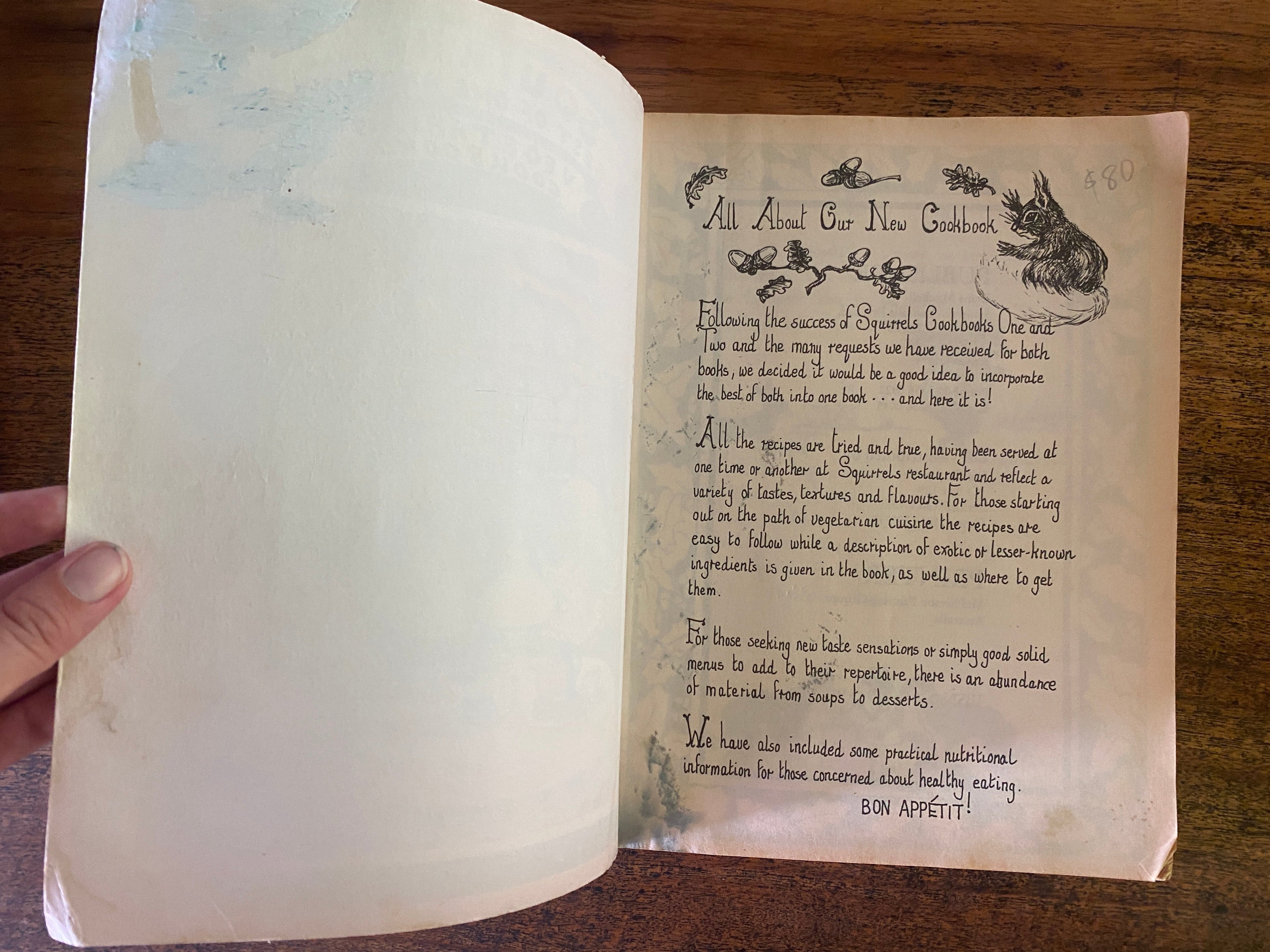 Squirrels Vegetarian Cookbook -