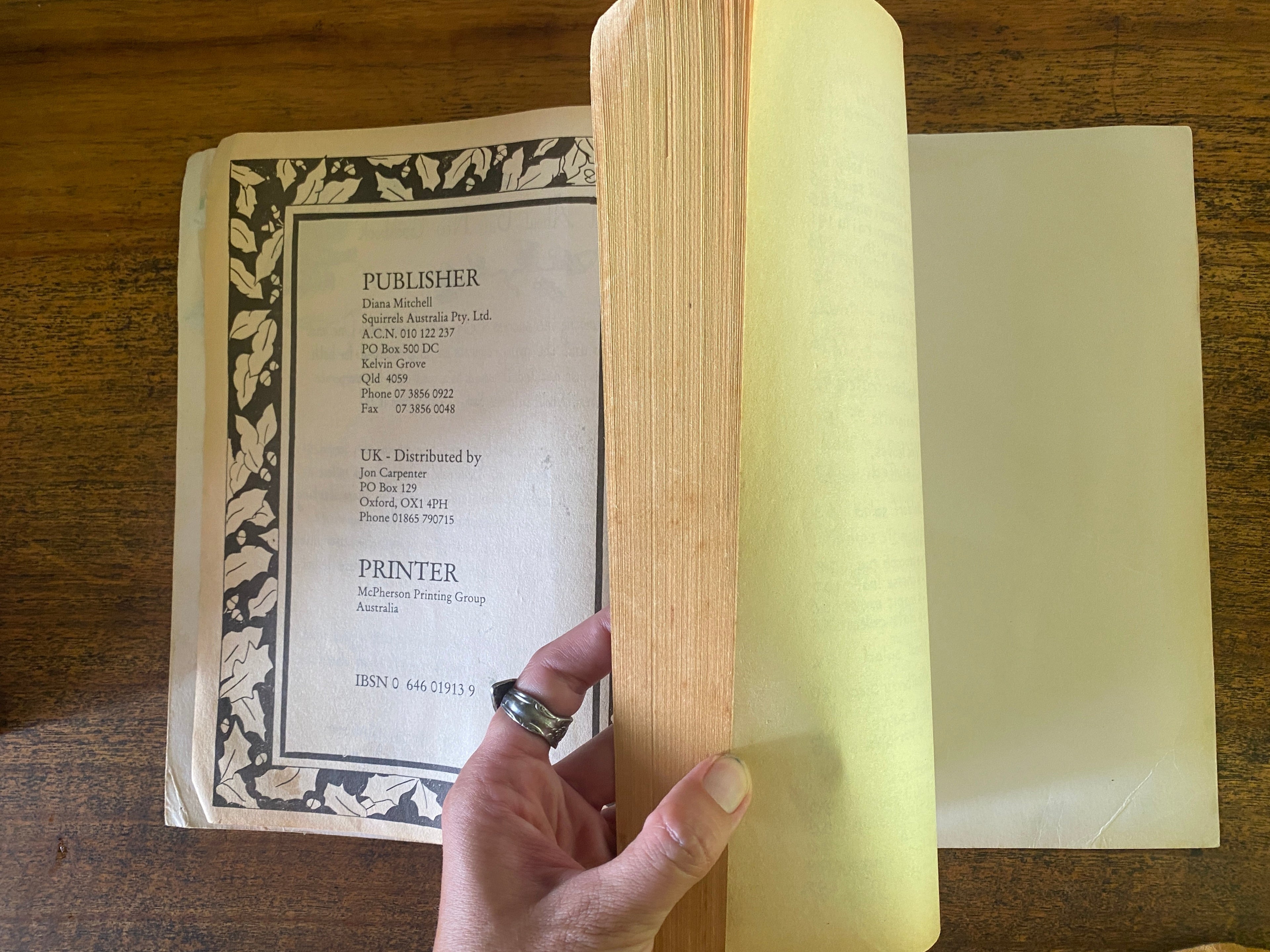 Squirrels Vegetarian Cookbook -