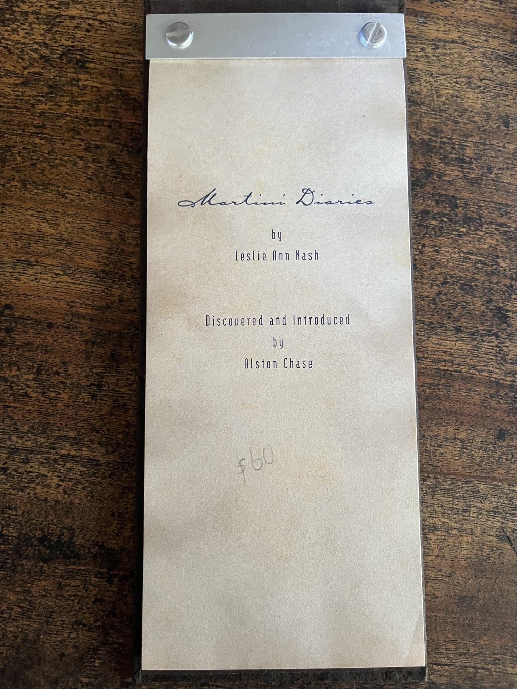 Martini Diaries - Nash, Leslie Ann/ Chase, Alston