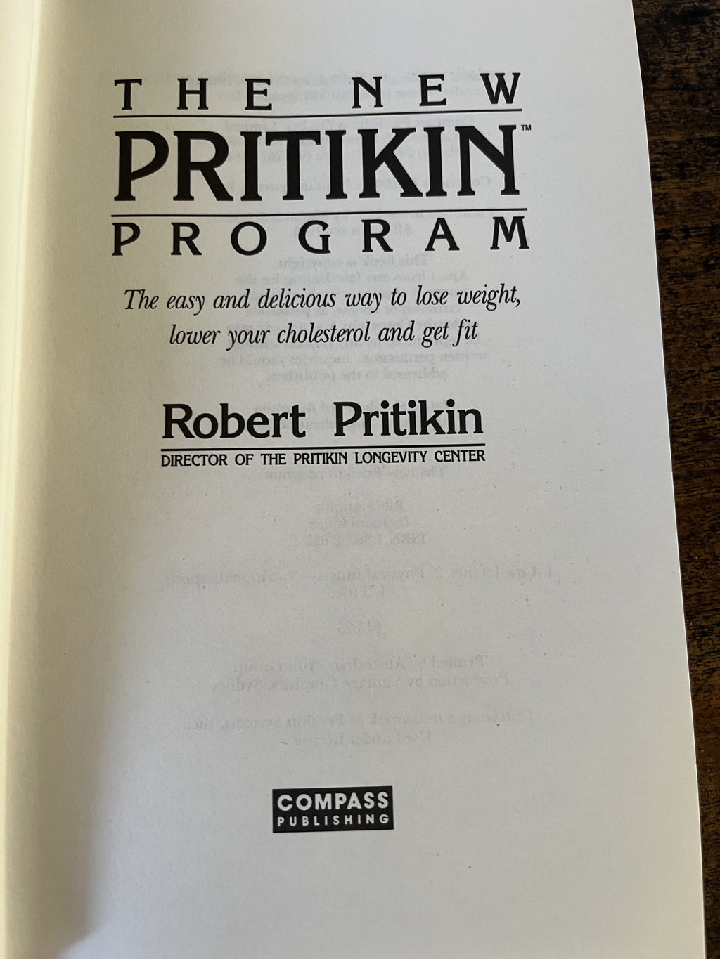 The New Pritikin Program - Pritikin, Robert