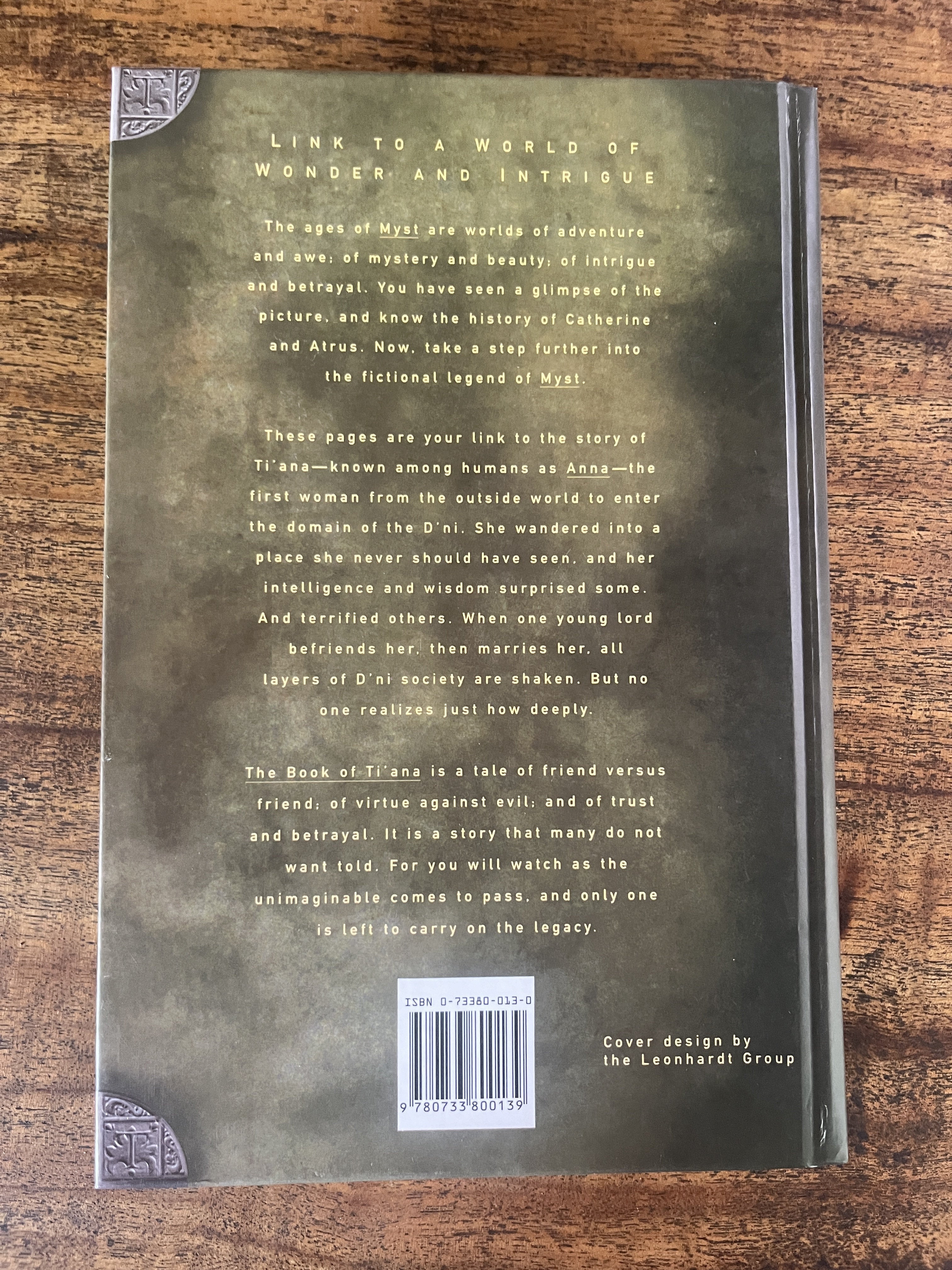 Myst: The Book of Tiana - Miller, Rand with Wingrove, David