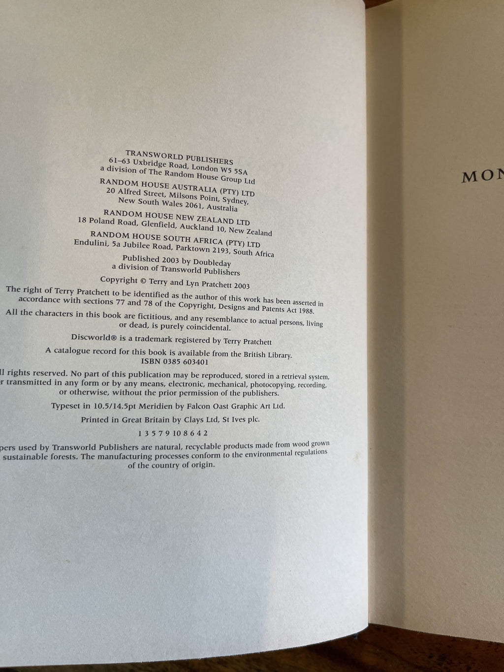 Monstrous Regiment - Pratchett, Terry