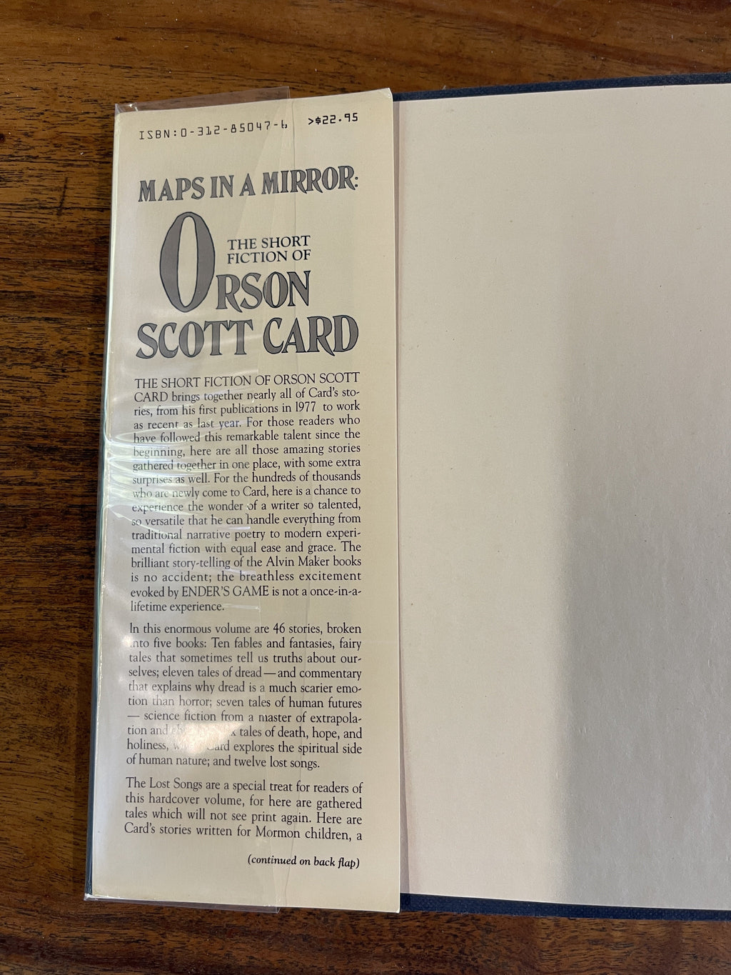 Maps In A Mirror: The Short Fiction of Orson Scott Card - Card, Orson Scott