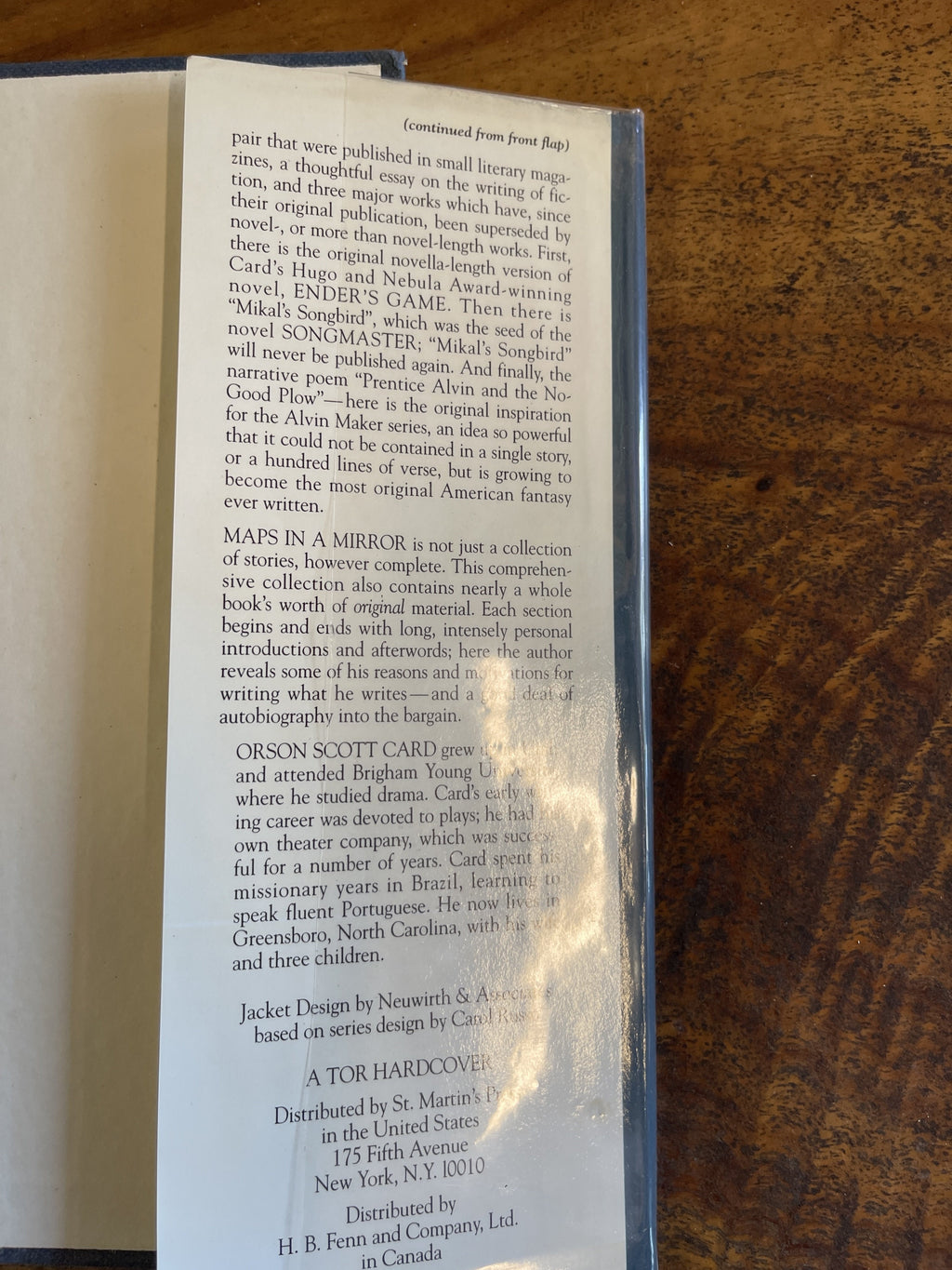 Maps In A Mirror: The Short Fiction of Orson Scott Card - Card, Orson Scott