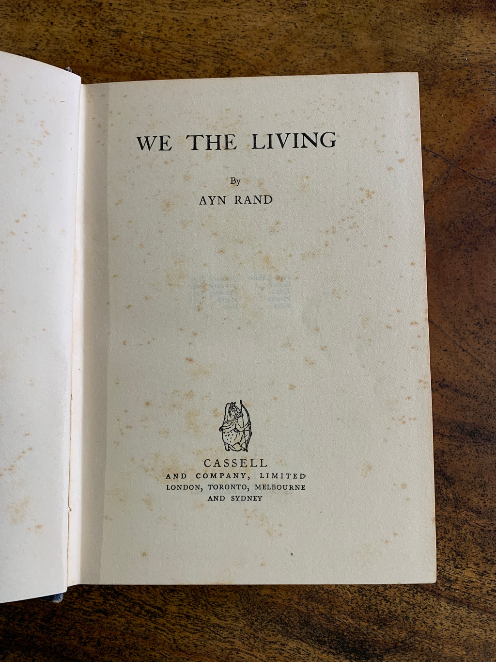 We The Living — Rand, Ayn