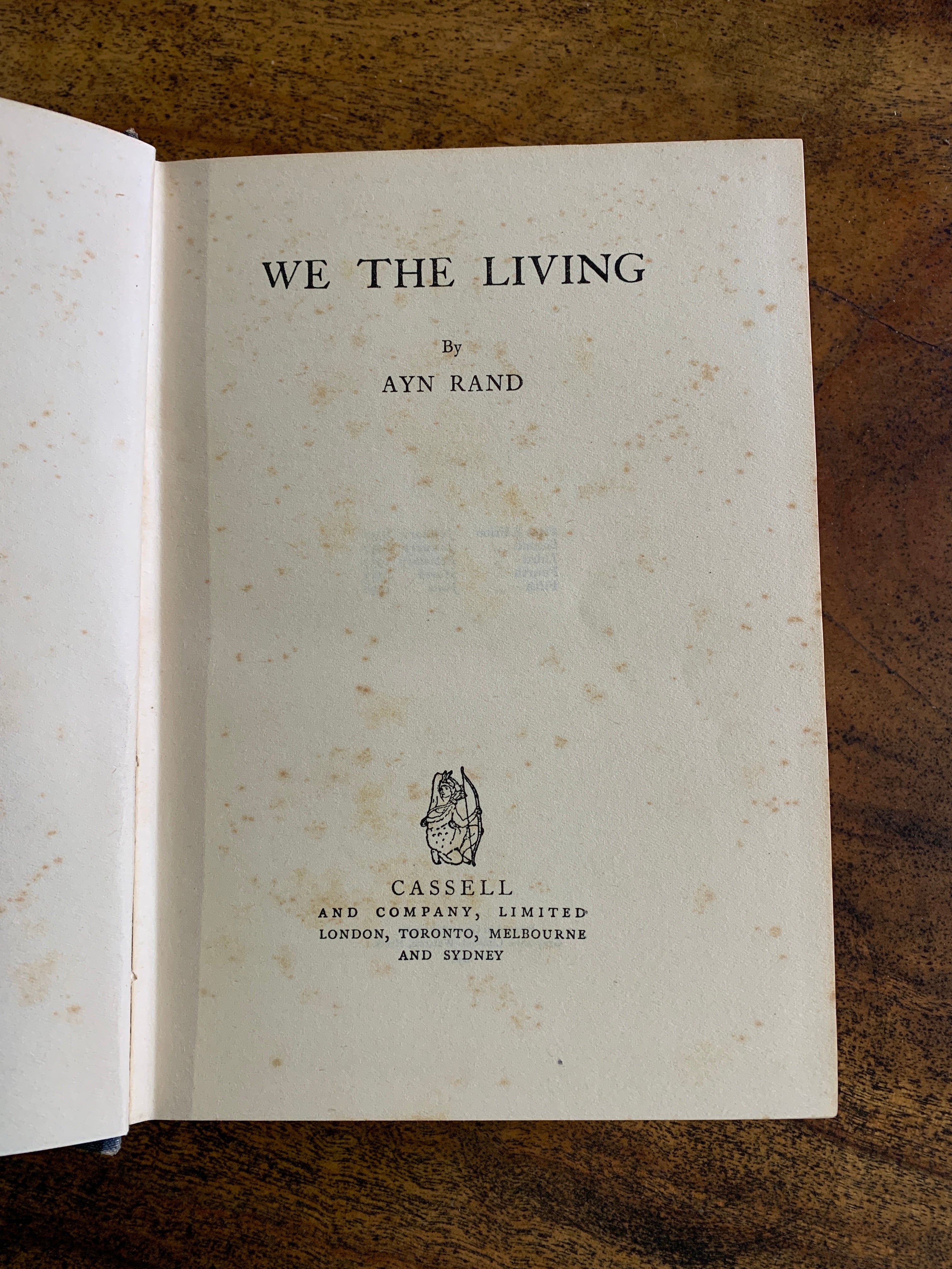 We The Living — Rand, Ayn
