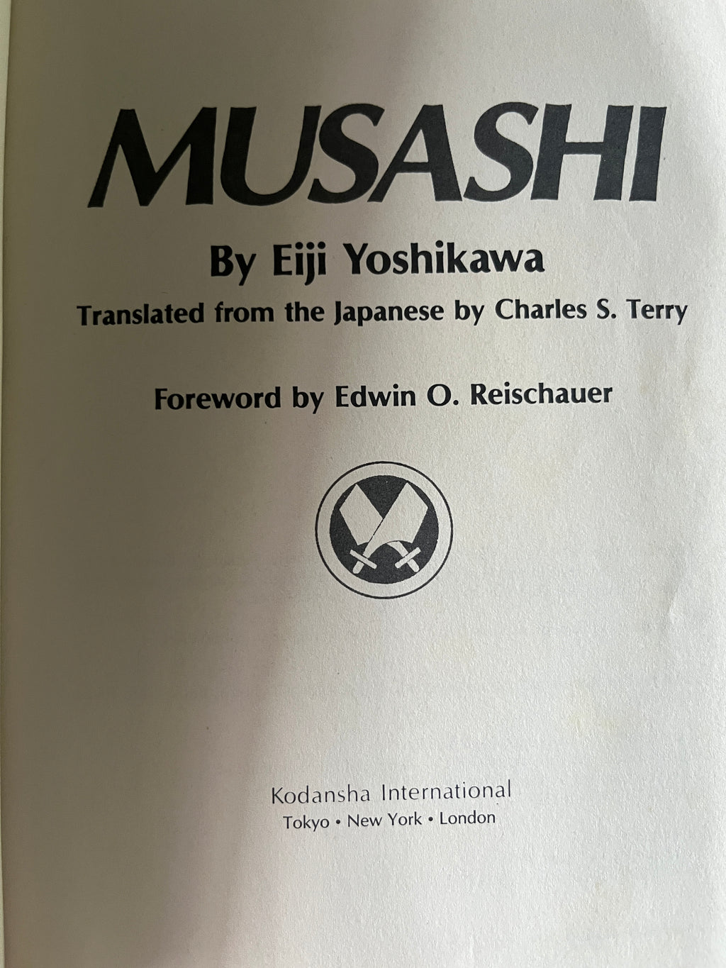 Musashi — Yoshikawa, Eiji