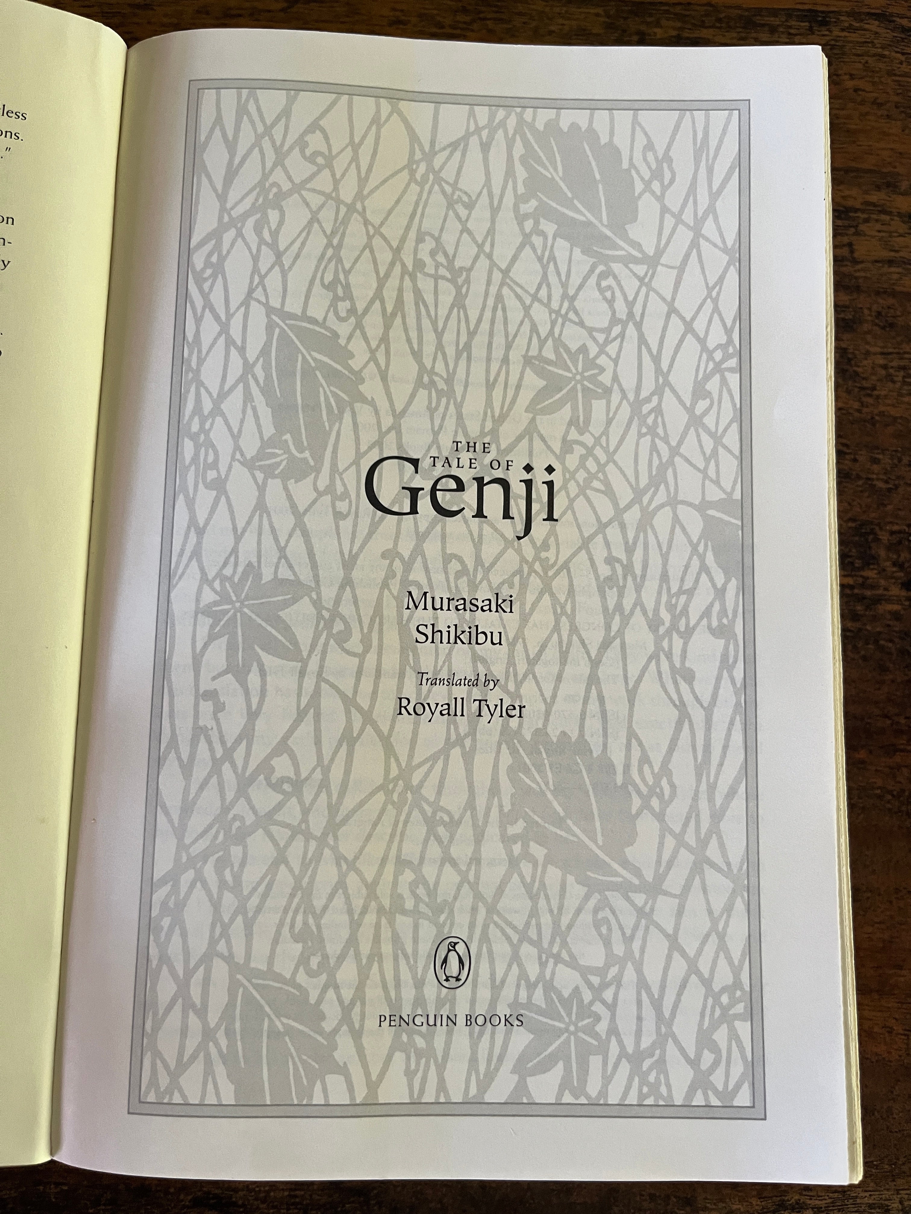 The Tale Of Genji — Shikibu, Murasaki