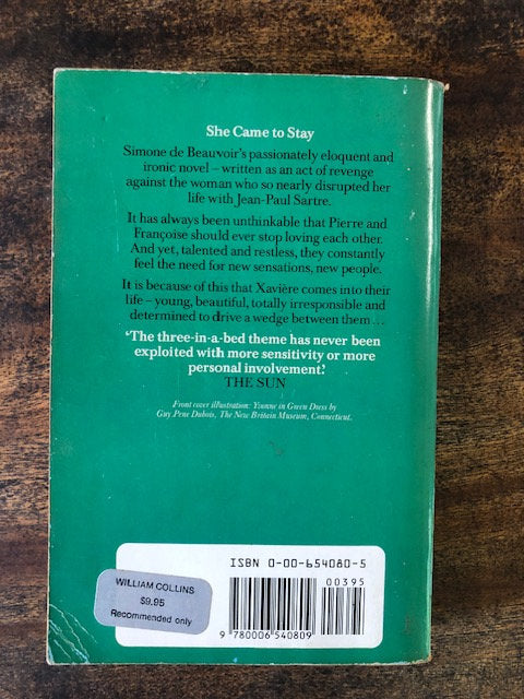 She Came to Stay — Simone de Beauvoir