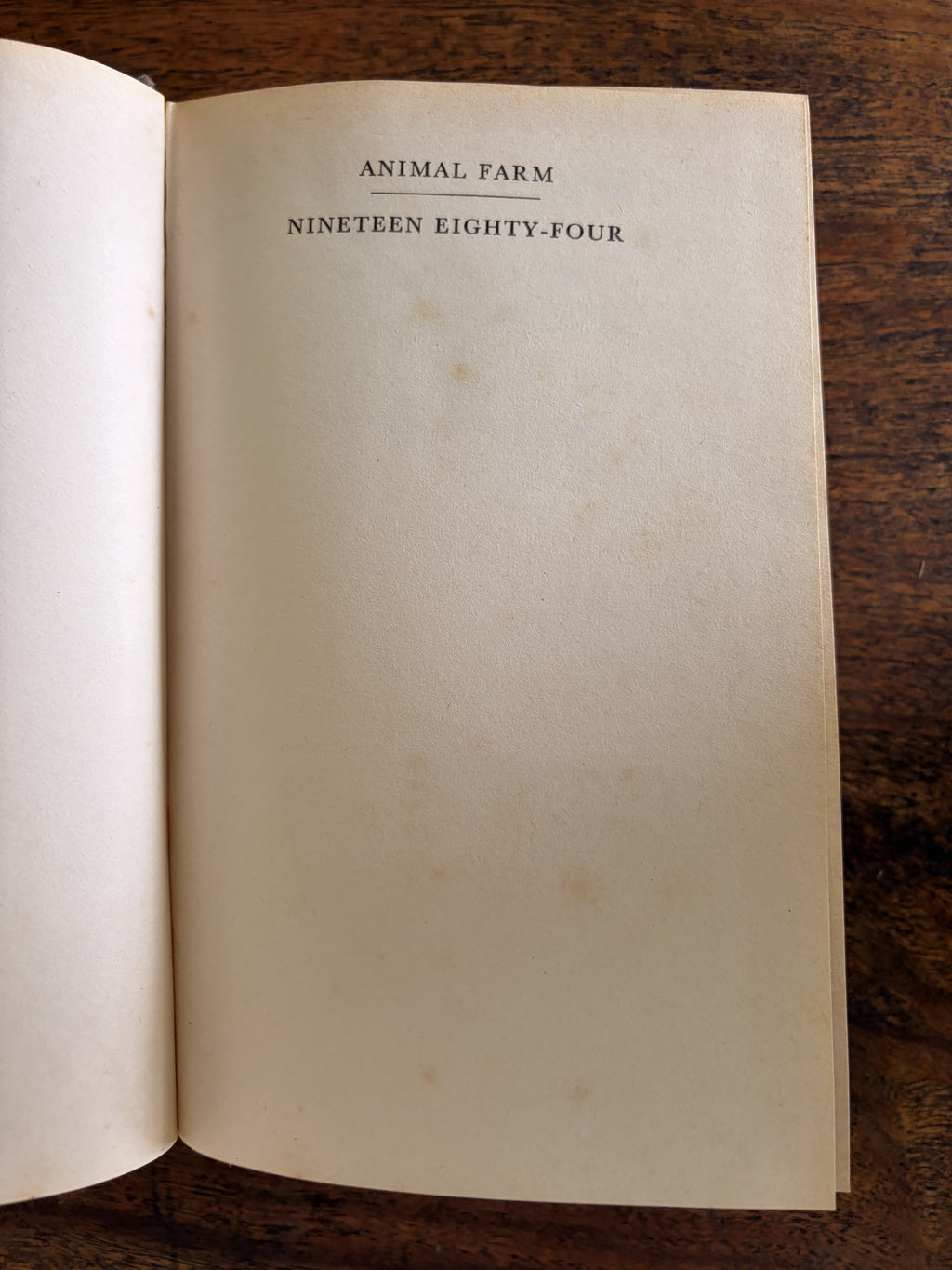 Animal Farm/ Nineteen Eighty-Four — Orwell, George