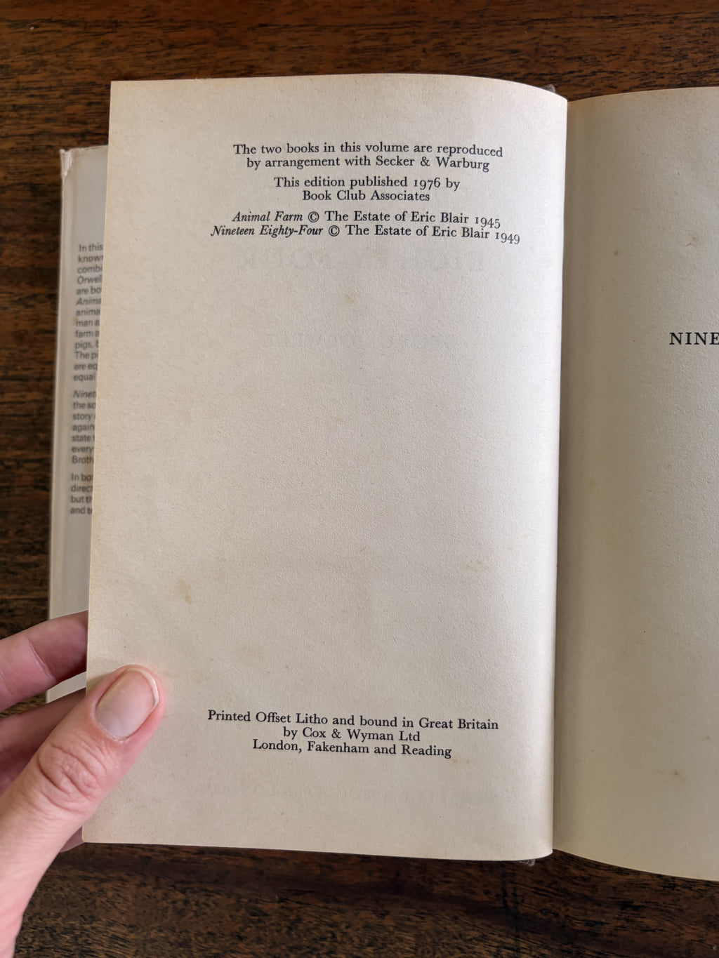 Animal Farm/ Nineteen Eighty-Four — Orwell, George