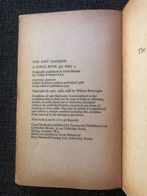 The Soft Machine — William Burroughs