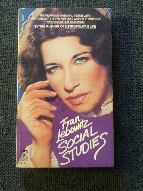 Social Studies — Fran Lebowitz