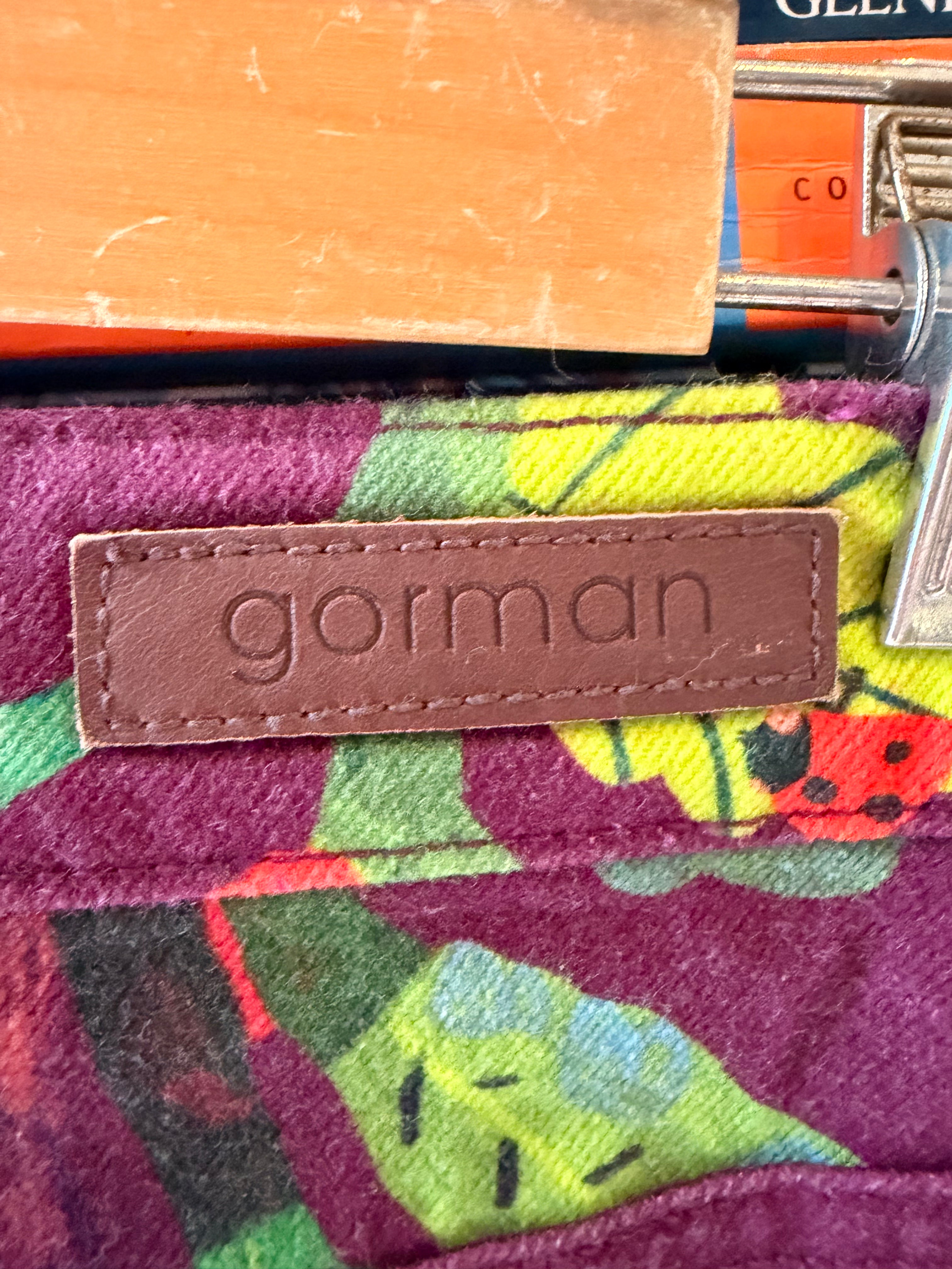 Monika Forsberg + Gorman Stretch Denim Printed A- Line Skirt