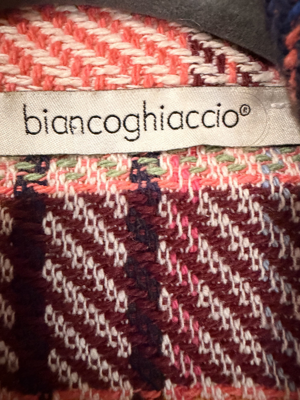 Biancoghiaccio MIRO Italian-made Plaid Blazer