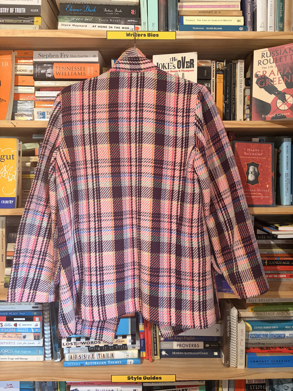 Biancoghiaccio MIRO Italian-made Plaid Blazer