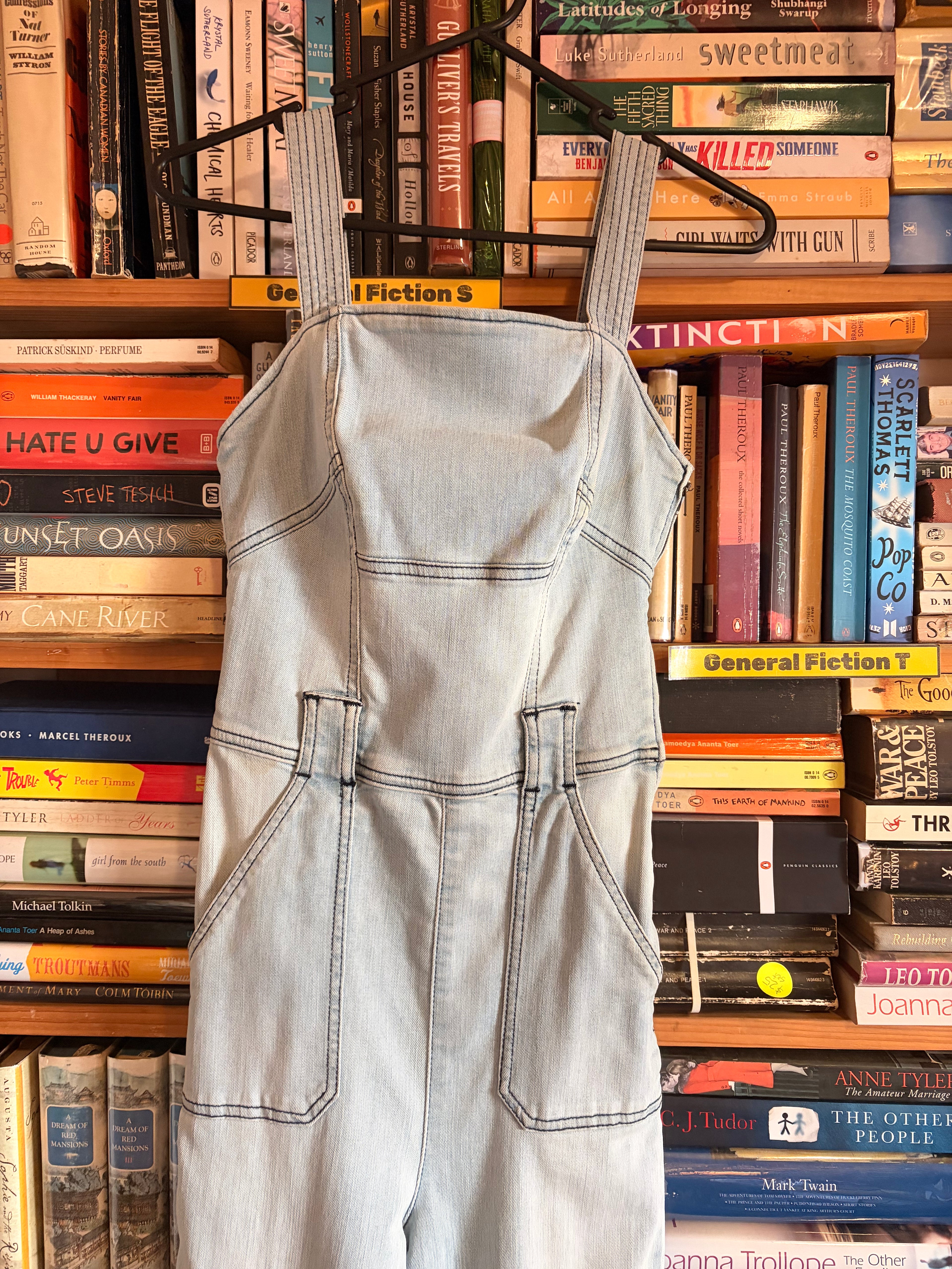 Guess Los Angeles Light Wash Denim Overalls