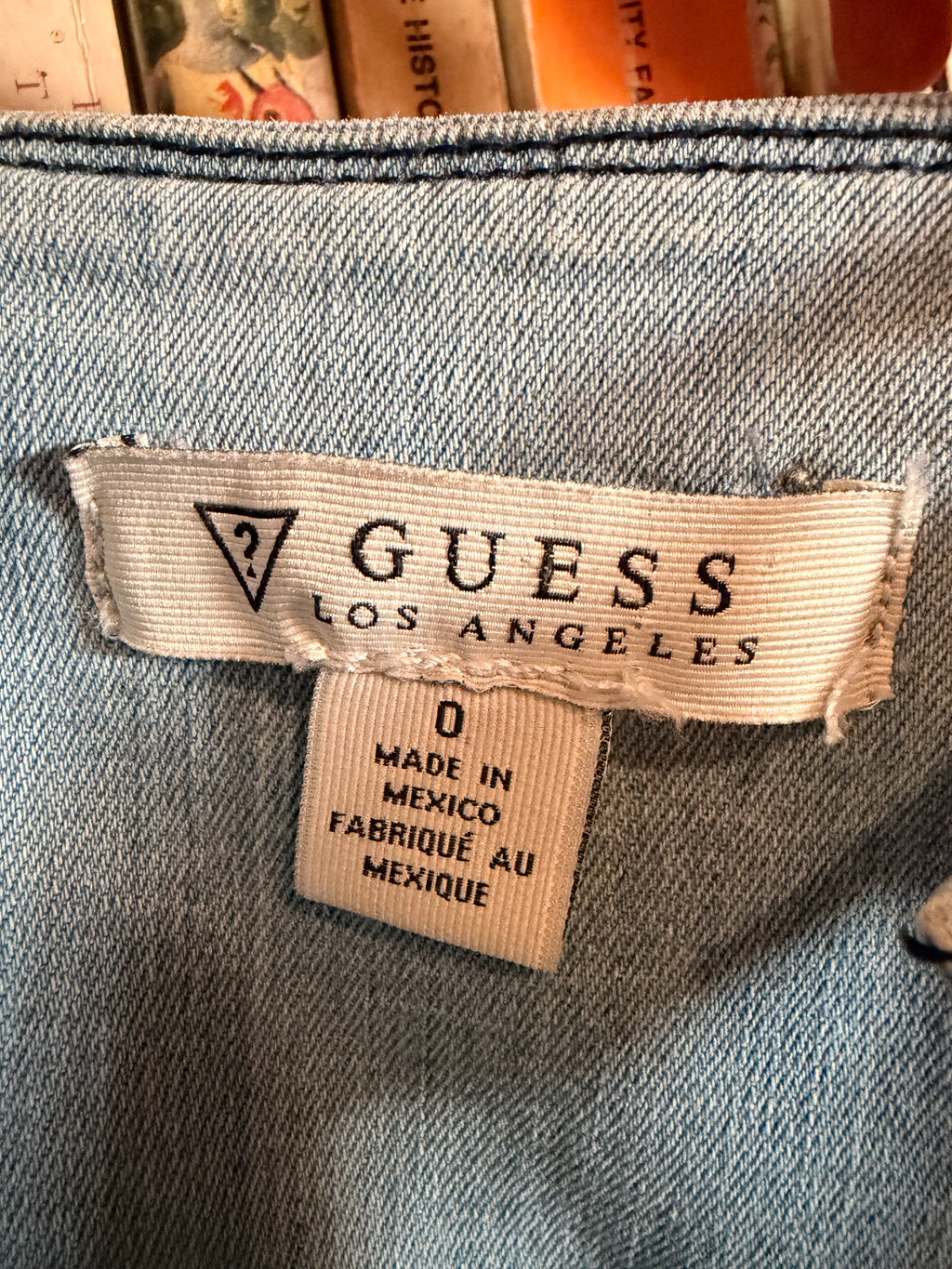 Guess Los Angeles Light Wash Denim Overalls